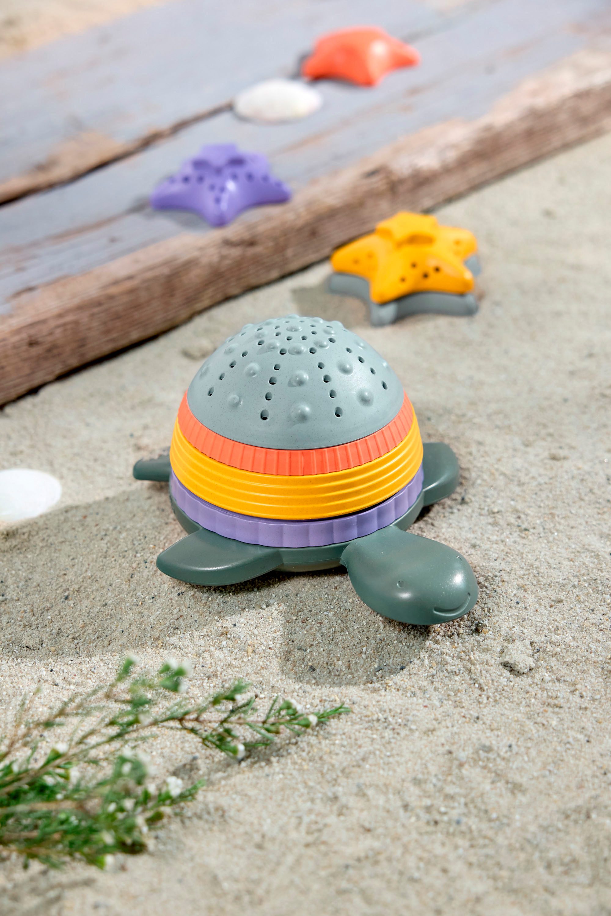 LÄSSIG Stapelspielzeug Stacking Toy Turtle