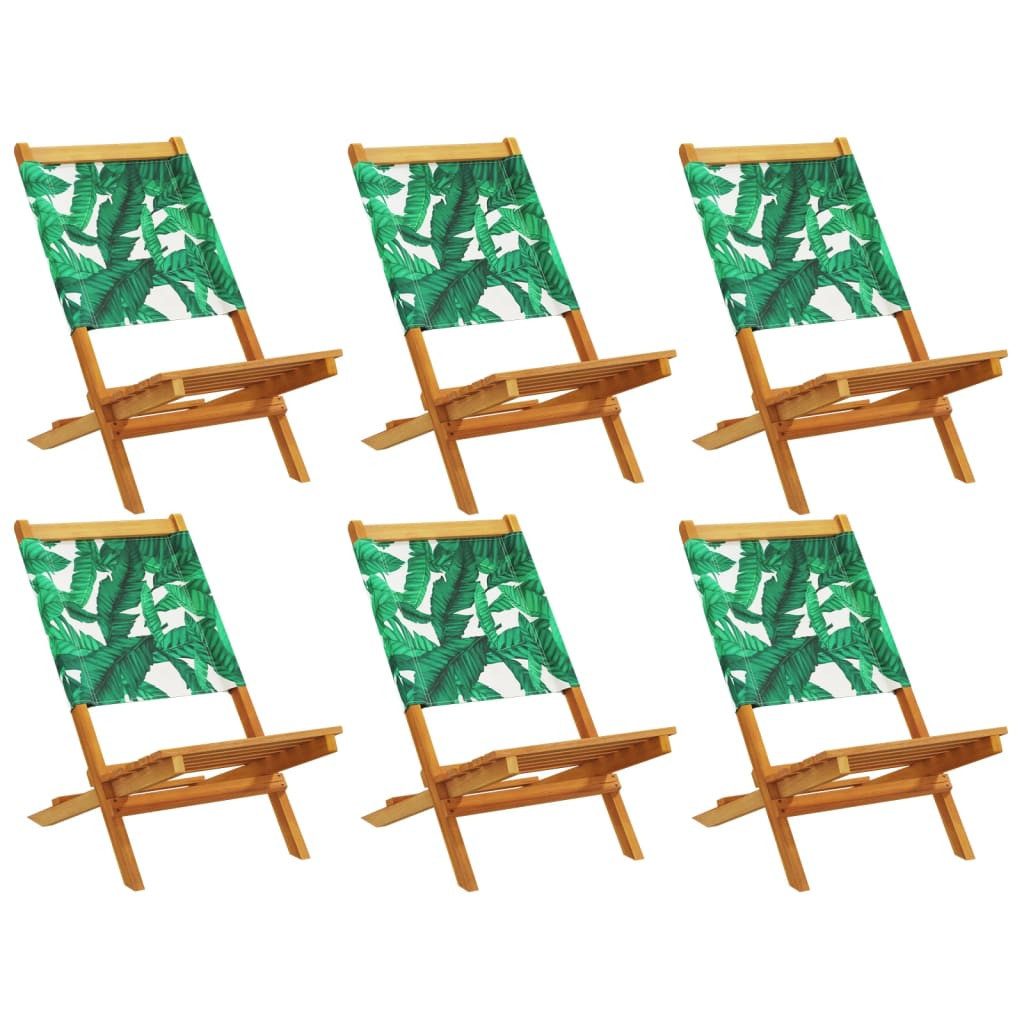 vidaXL Gartenstuhl Gartenstühle 6 Stk. Klappbar günstig online kaufen