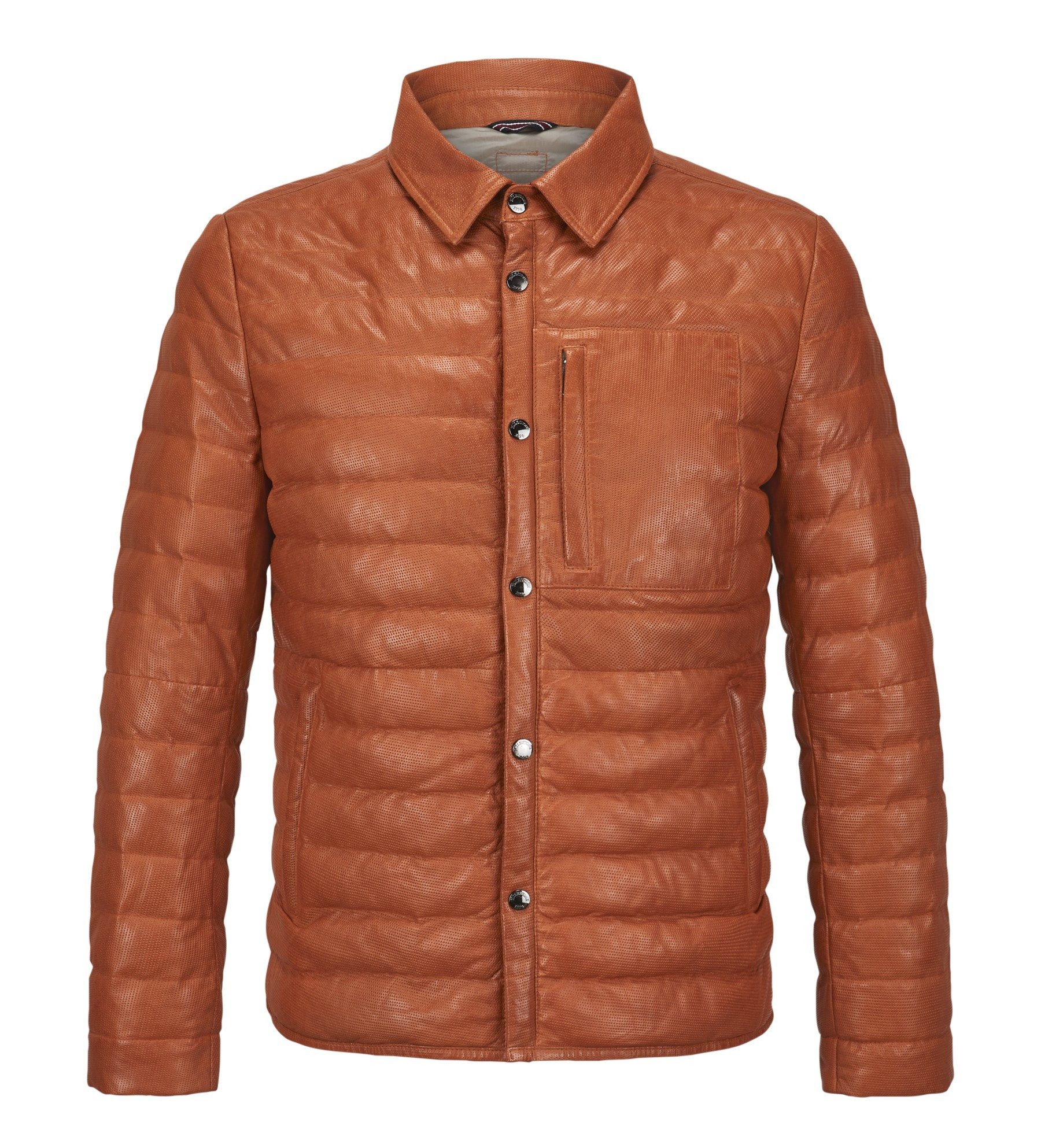 Milestone Lederjacke MSBenny Perforiertes Nappaleder mit leichter Sorona Isolierung