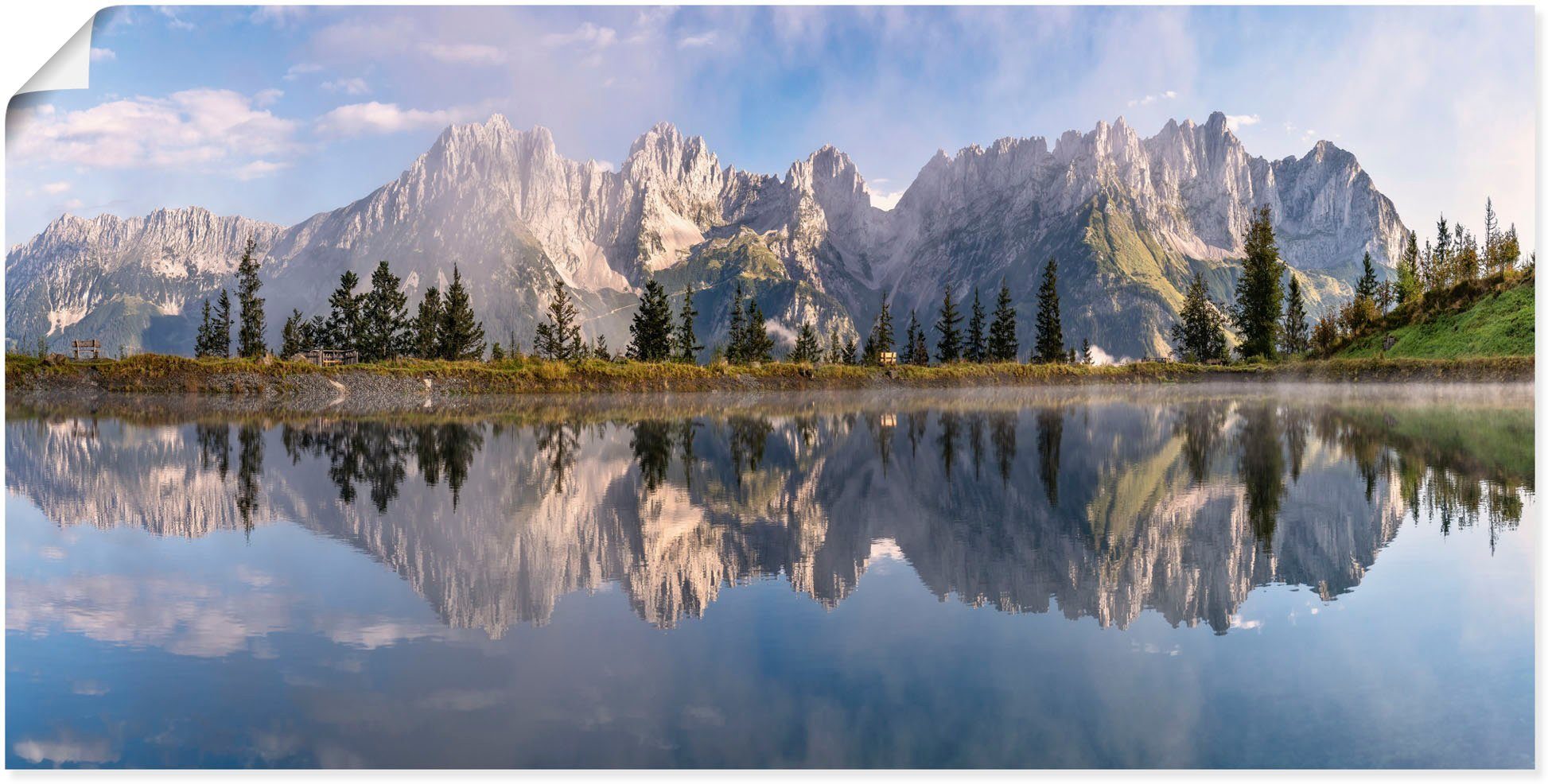 Artland Wandbild Wilder Kaiser in Tirol, Bilder von Europa (1 St)