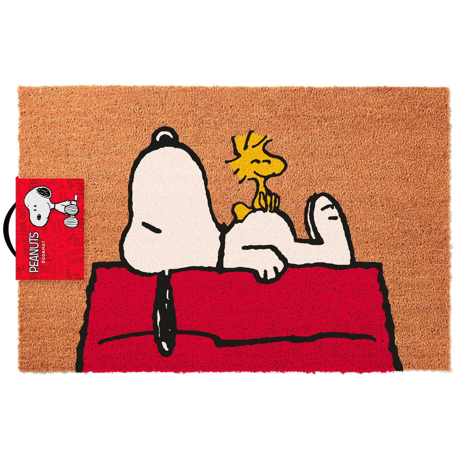 Grupo Erik Peanuts Snoopy und Woostock Fußmatte, Rechteckig, Höhe: 15 mm