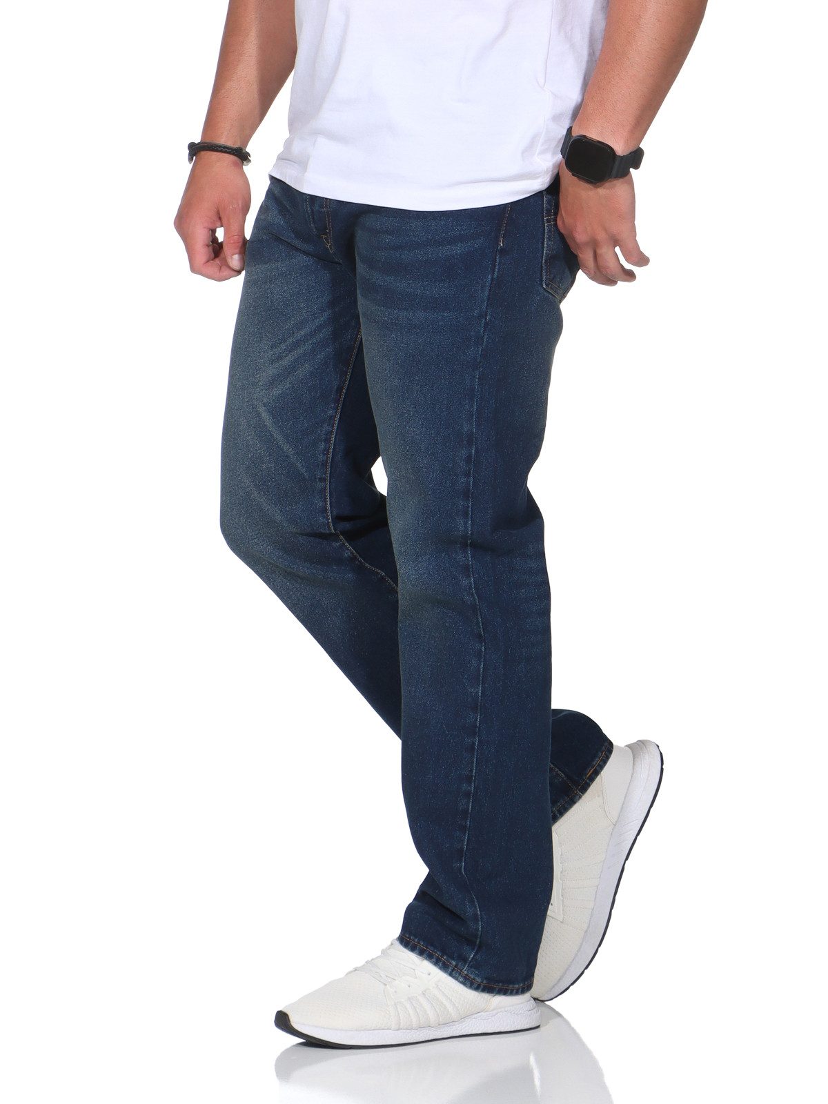 Levi's® Straight-Jeans Herren Jeans 501® LEVI'S ORIGINAL gerader Passform, robuster Denim 5-Pocket-Style – Bild 3 von 5