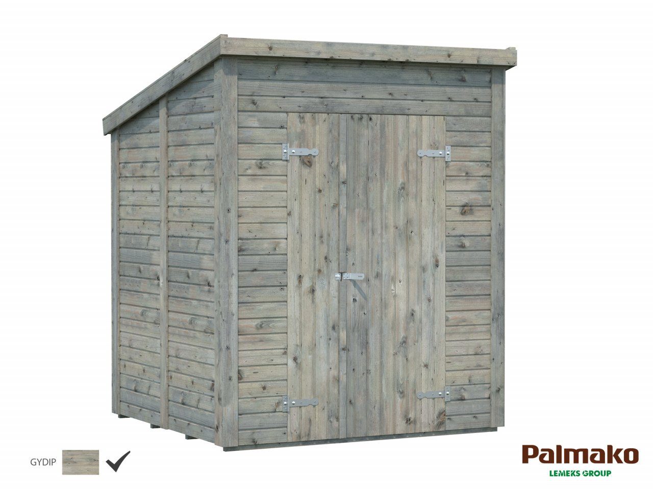Palmako Gerätehaus Leif 3,1 cm farblos 183x170 BxT: Holz Gartenhaus