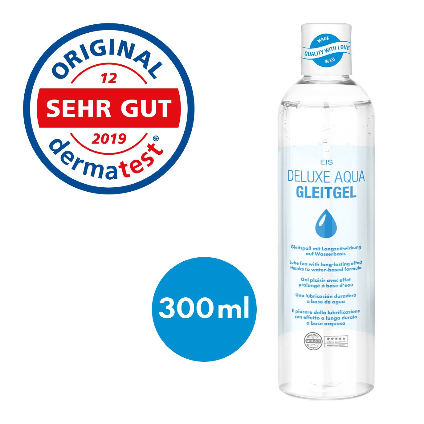 EIS Stimulationsgel EIS Deluxe Aqua Gleitgel, 300ml, wasserbasiert, neutral, 0-tlg.