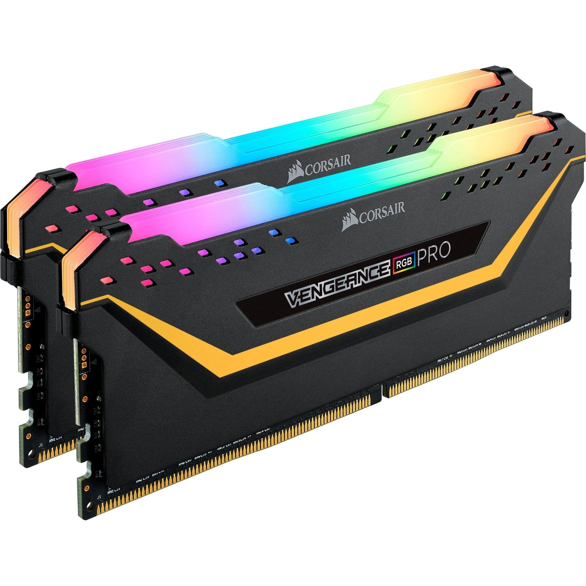 Corsair Vengeance RGB 16GB DDR4-3200 RAM Dual (2x8GB) CL16 PC-Arbeitsspeicher (Dynamische RGB Beleuchtung und XMP 2.0)