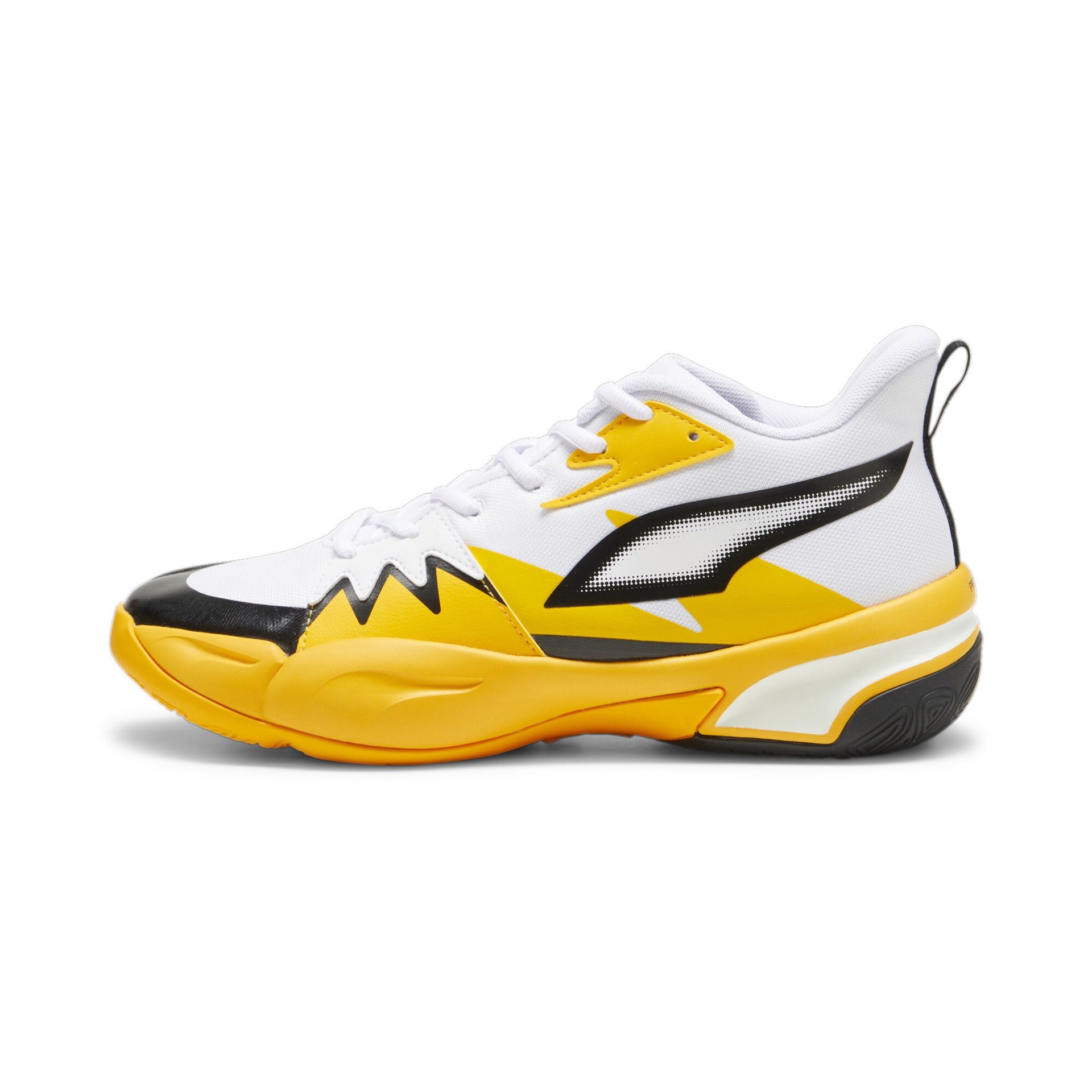 PUMA Hallen-Indoorschuhe Genetics weiss/gelb Herren Badmintonschuh