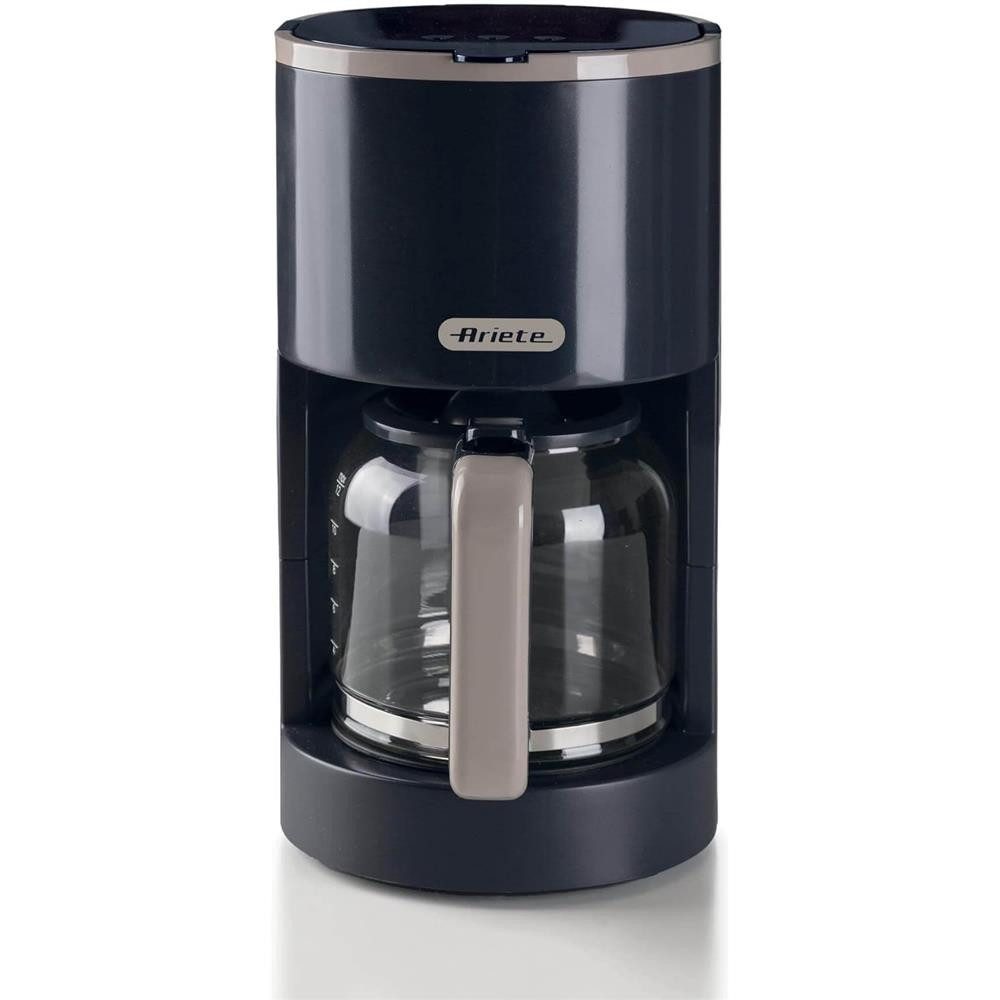 Ariete Filterkaffeemaschine, Kaffeemaschine mit Dauerfilter, 1,5 L, für 12 Tassen, dunkelblau