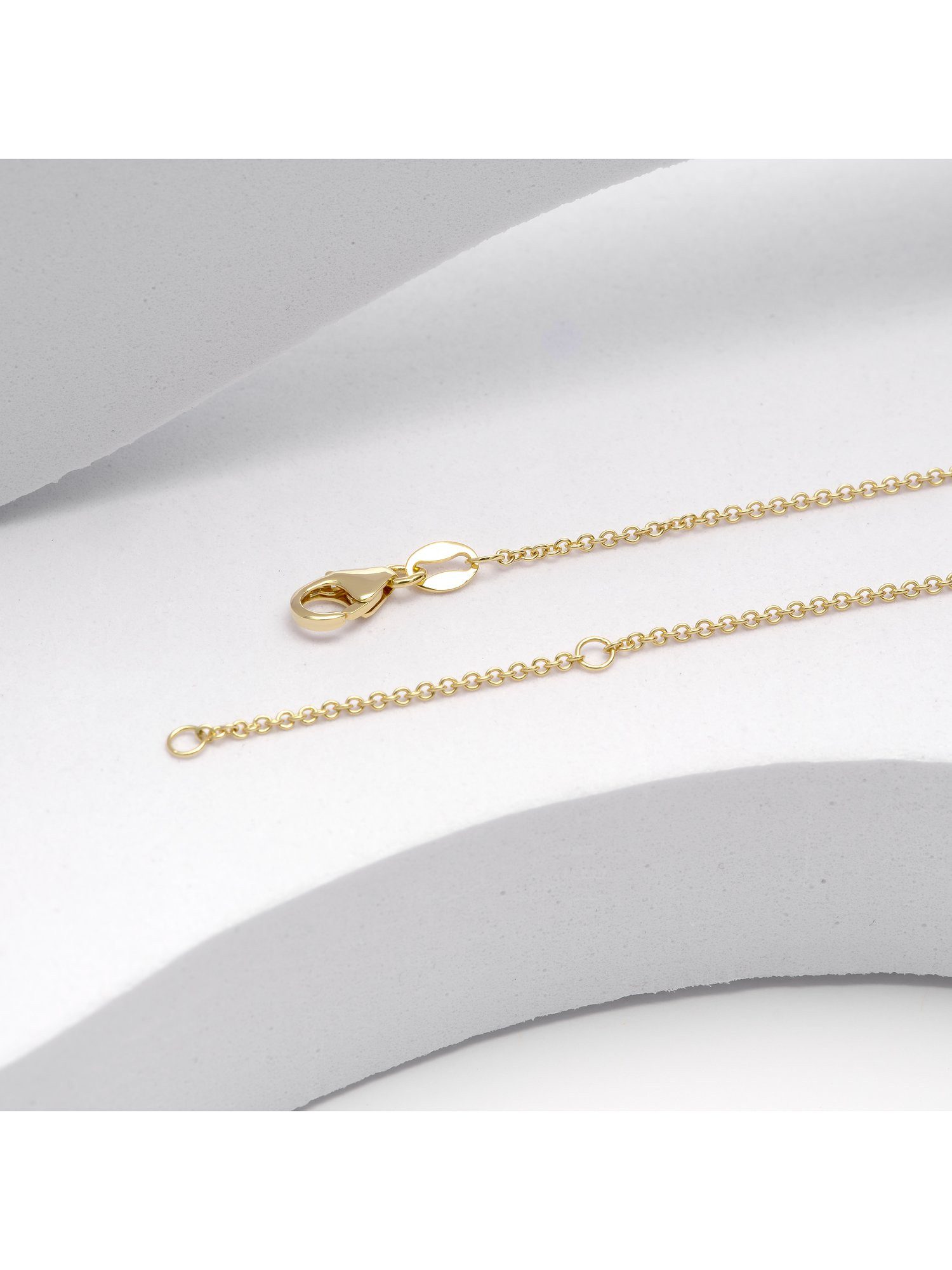 CHRIST Collier CHRIST Damen-Kette 585er Gelbgold 1 Topas