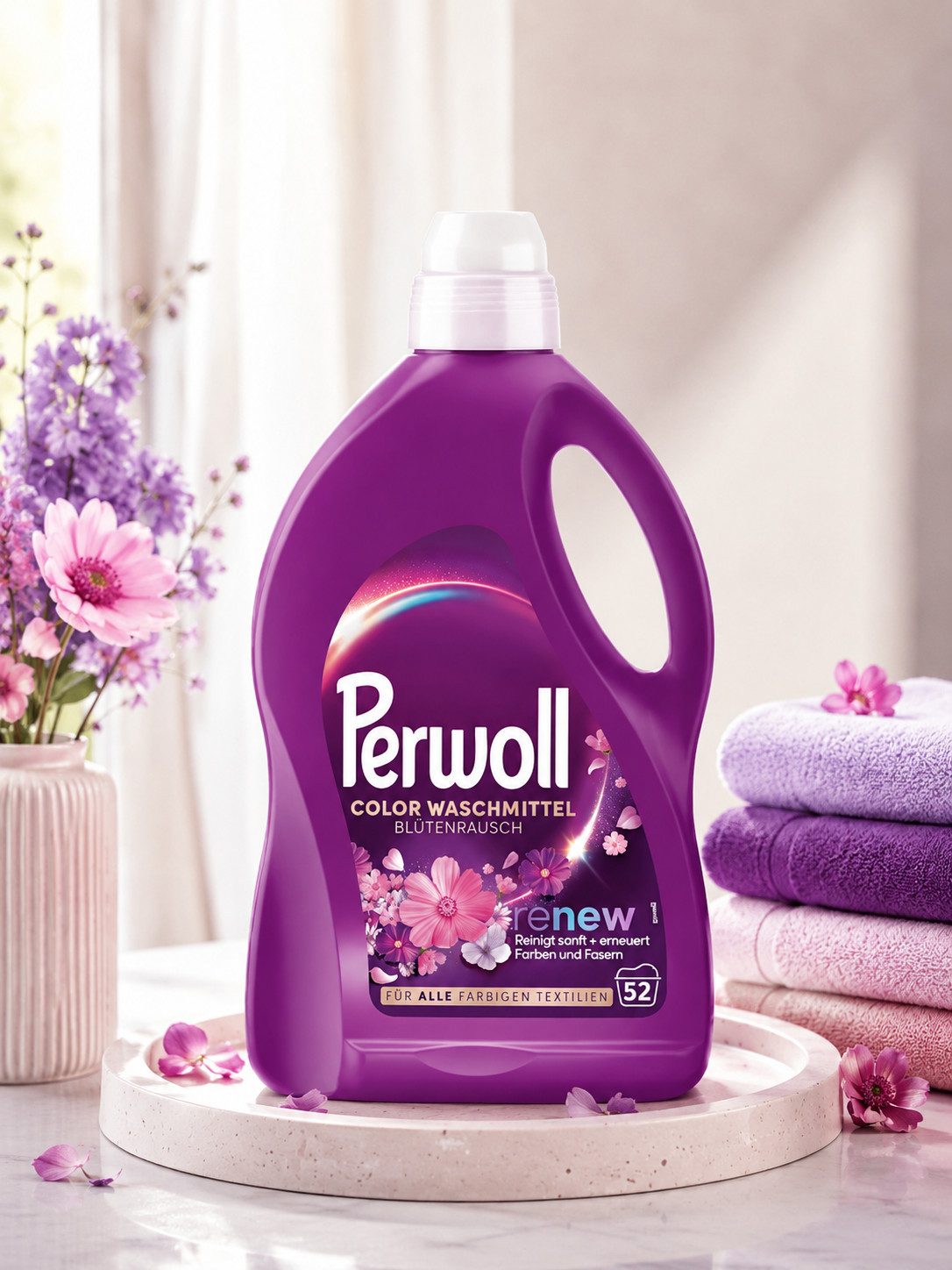 Perwoll Perwoll Colorwaschmittel Blütenrausch, 52 Wl Colorwaschmittel