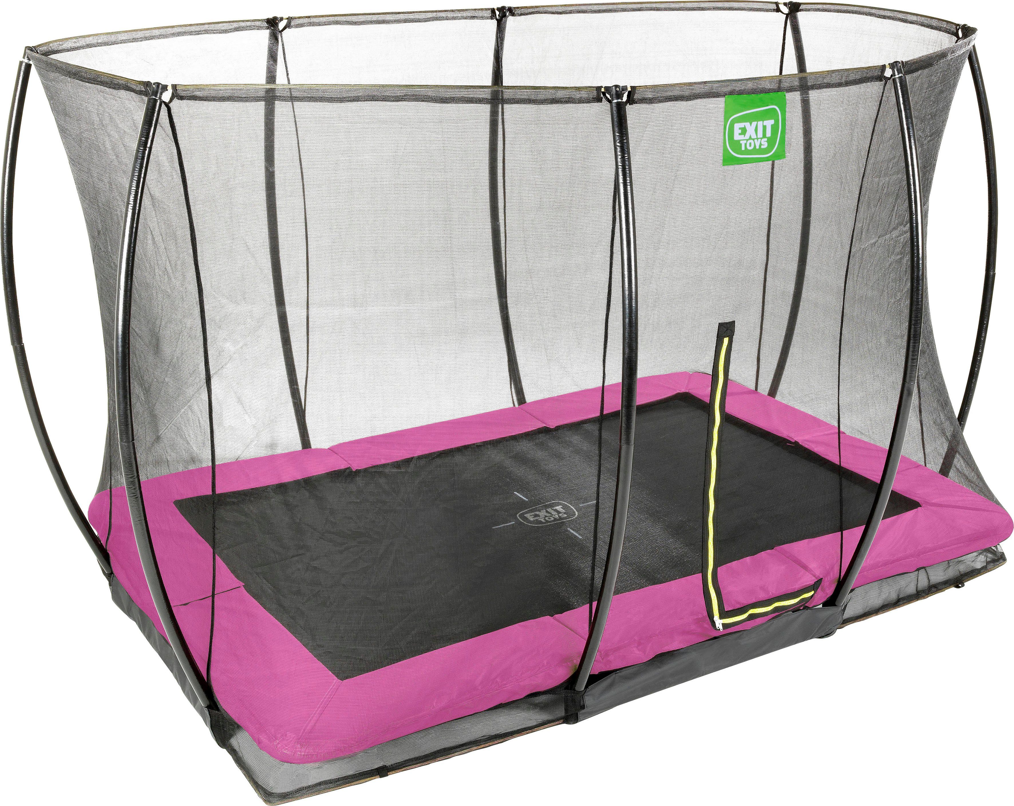 EXIT Bodentrampolin Silhouette Ground, BxT: 244x366 cm, mit Sicherheitsnetz