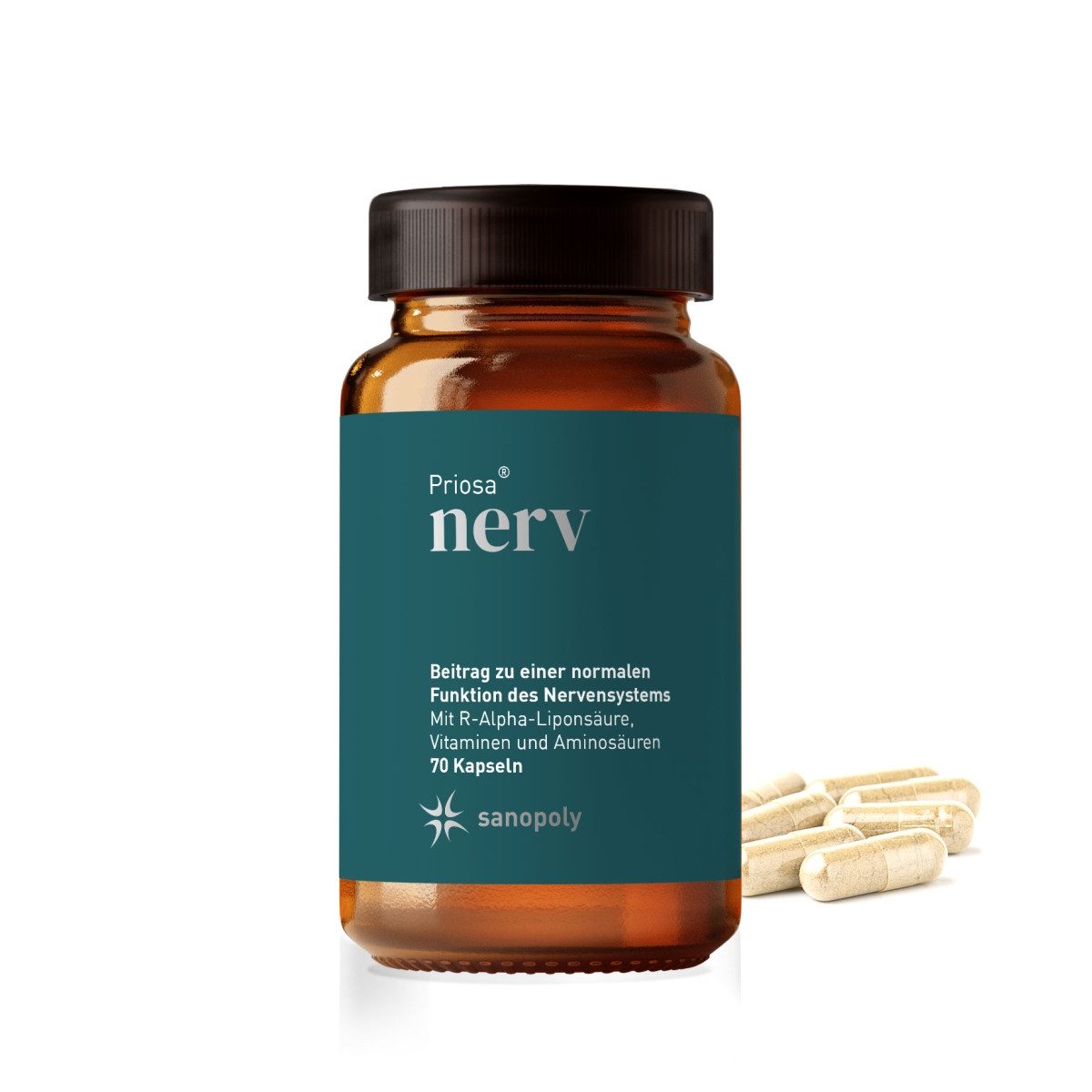 Sanopoly Priosa® nerv Kapseln, 1 er 70 St., 30 g