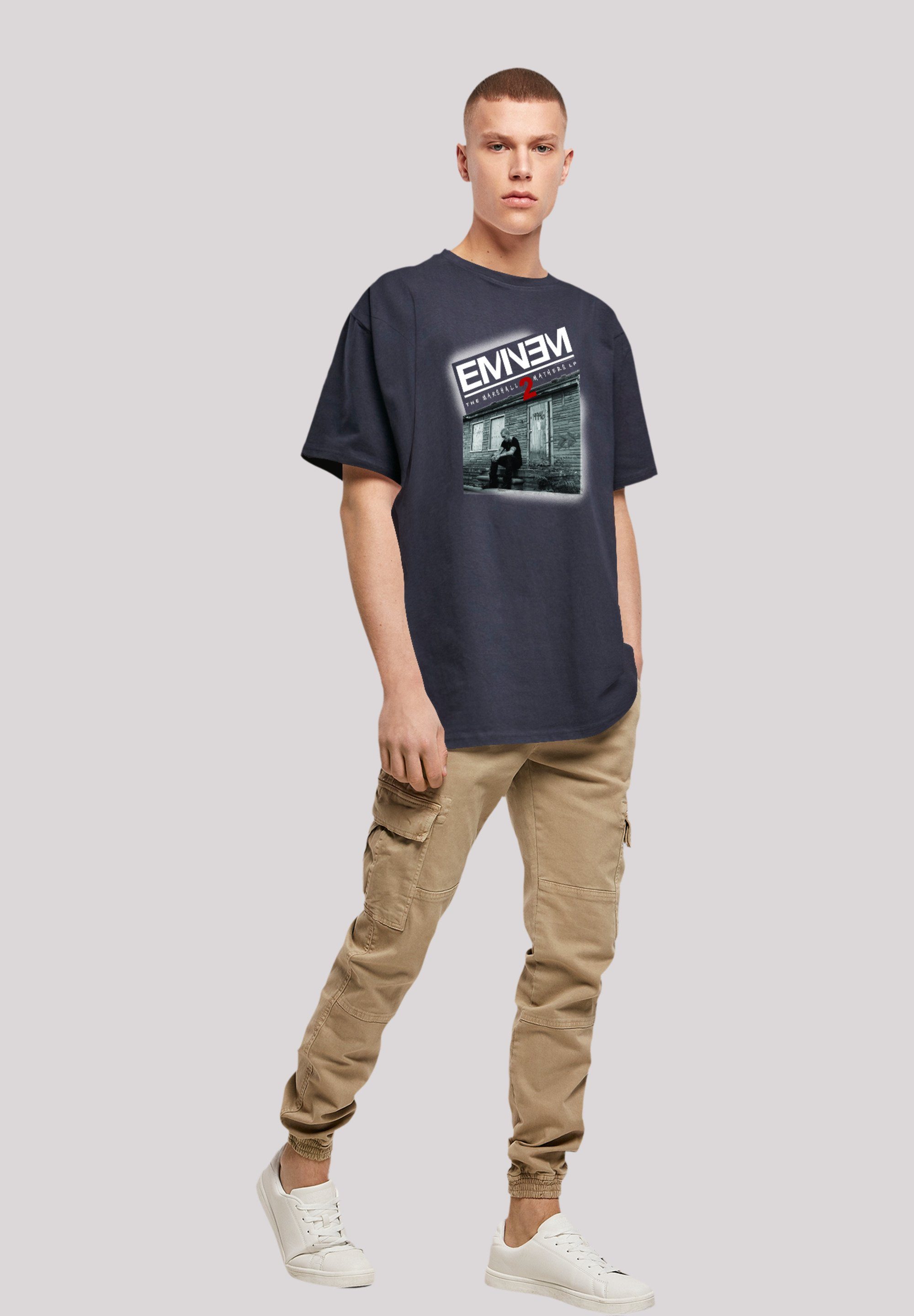 F4NT4STIC T-Shirt Oldschool Music Marshall navy 2 Premium Mathers Rap Musik Eminem Qualität