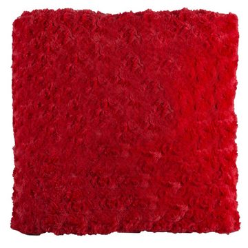 Wohndecke Florenza Kuscheldecke Sofadecke Tagesdecke Plüsch 150x200cm rot, CelinaTex, flauschig,weich,Wohnraumdekoration,effektvoll,hautfreundlich,dekorativ