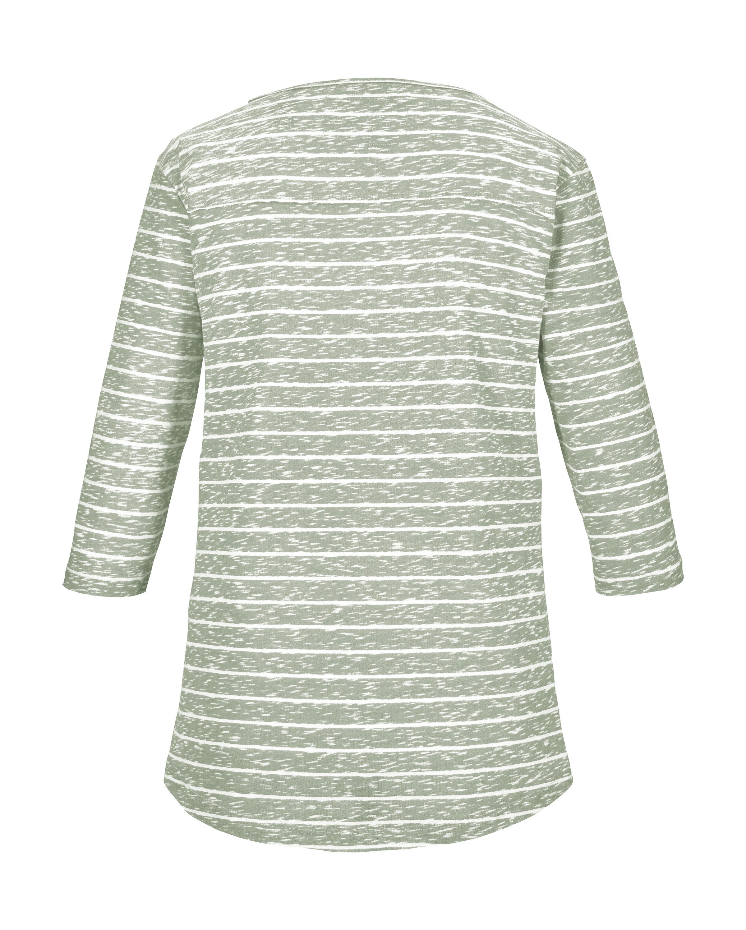G.I.G.A. DX by killtec T-Shirt GS 26 WMN TSHRT Gestreiftes 3/4-Arm T-Shirt, 100% Baumwolle, Carbon Finish