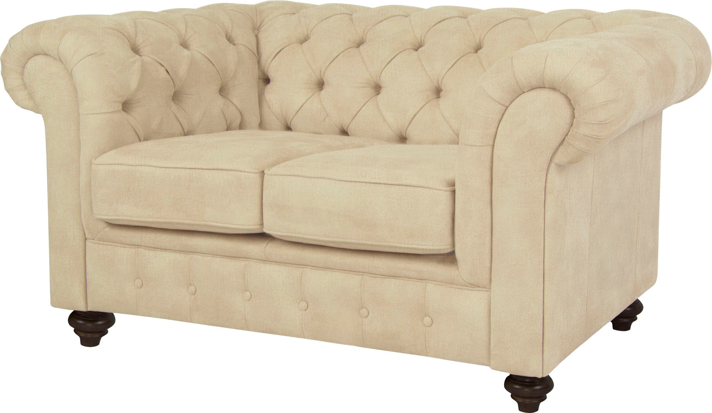 Home affaire Chesterfield-Sofa Duc 2-Sitzer, hochwertige günstig online kaufen