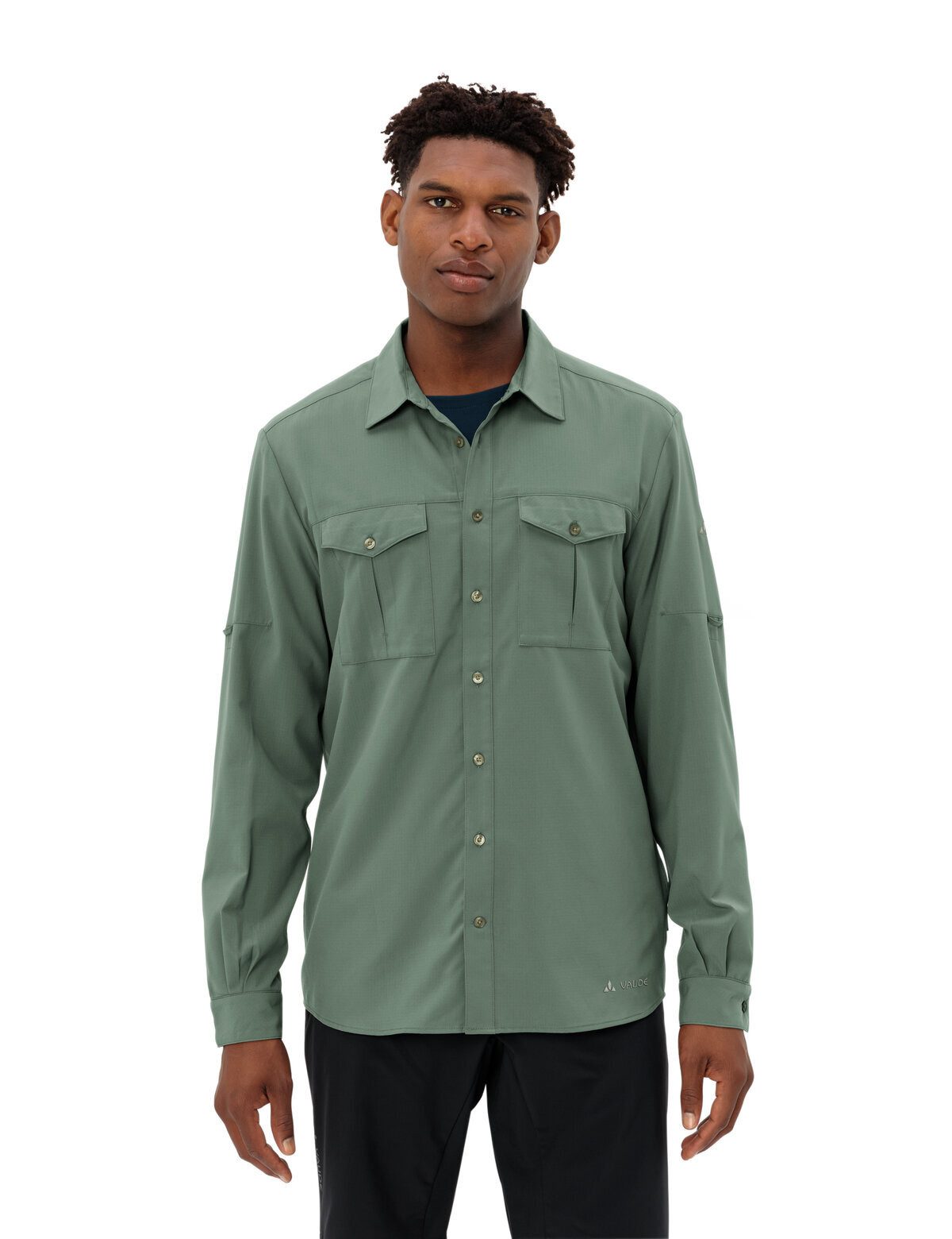 VAUDE Funktionshemd Men's Rosemoor LS Shirt II (1-tlg) atmungsaktives und pflegeleichtes Hemd