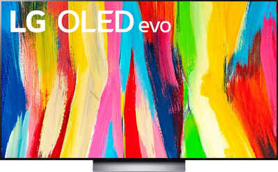 LG OLED77C27LA OLED-Fernseher (195 cm/77 Zoll, 4K Ultra HD, Smart-TV)