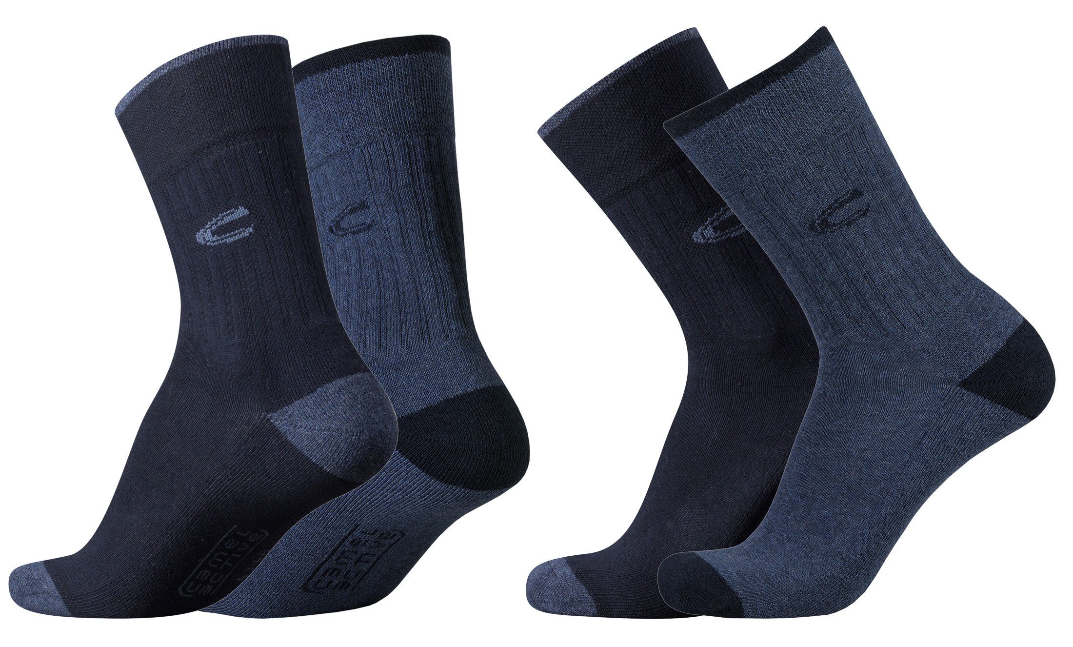 camel active Socken camel active Sportsocken Herren 4er Pack dark navy uni günstig online kaufen