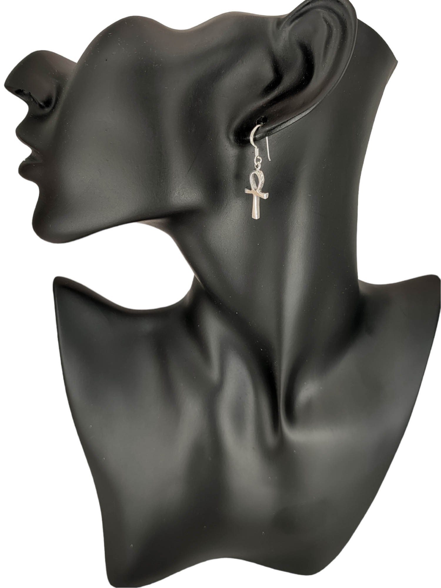 Kreuz Anch ägyptisches Leather Ohrringe Ohrhänger of Kiss Ohrring OR-24 Ohrhänger-Set