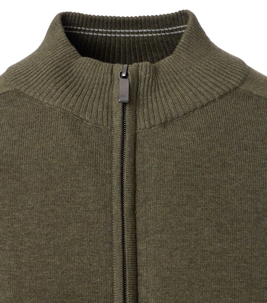 CASAMODA Strickjacke 004450 Pima-Baumwolle Stehkragen Normale günstig online kaufen