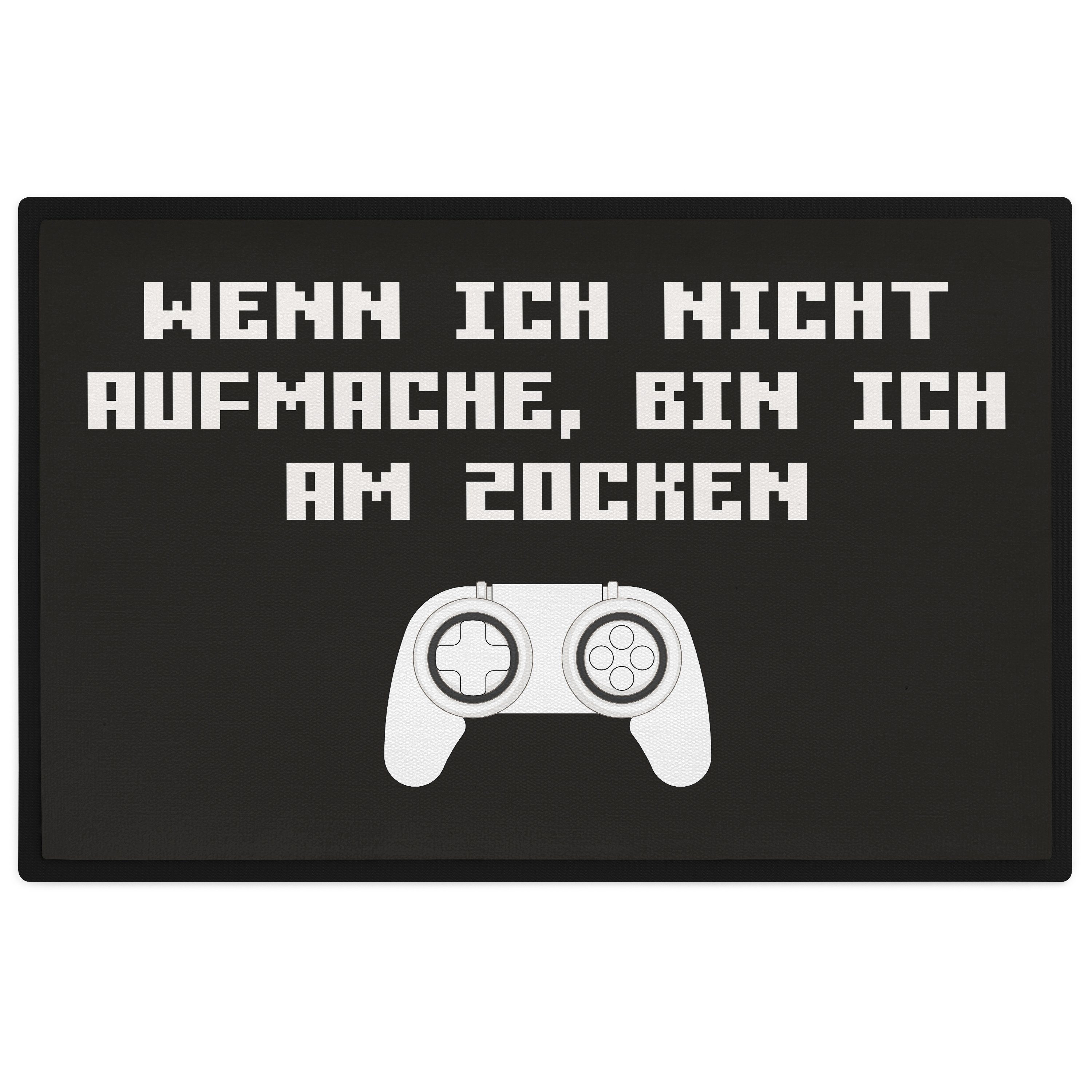 Fußmatte Gamer Zocker Fußmatte Geschenk Freund Geschenkidee Wenn Ich
