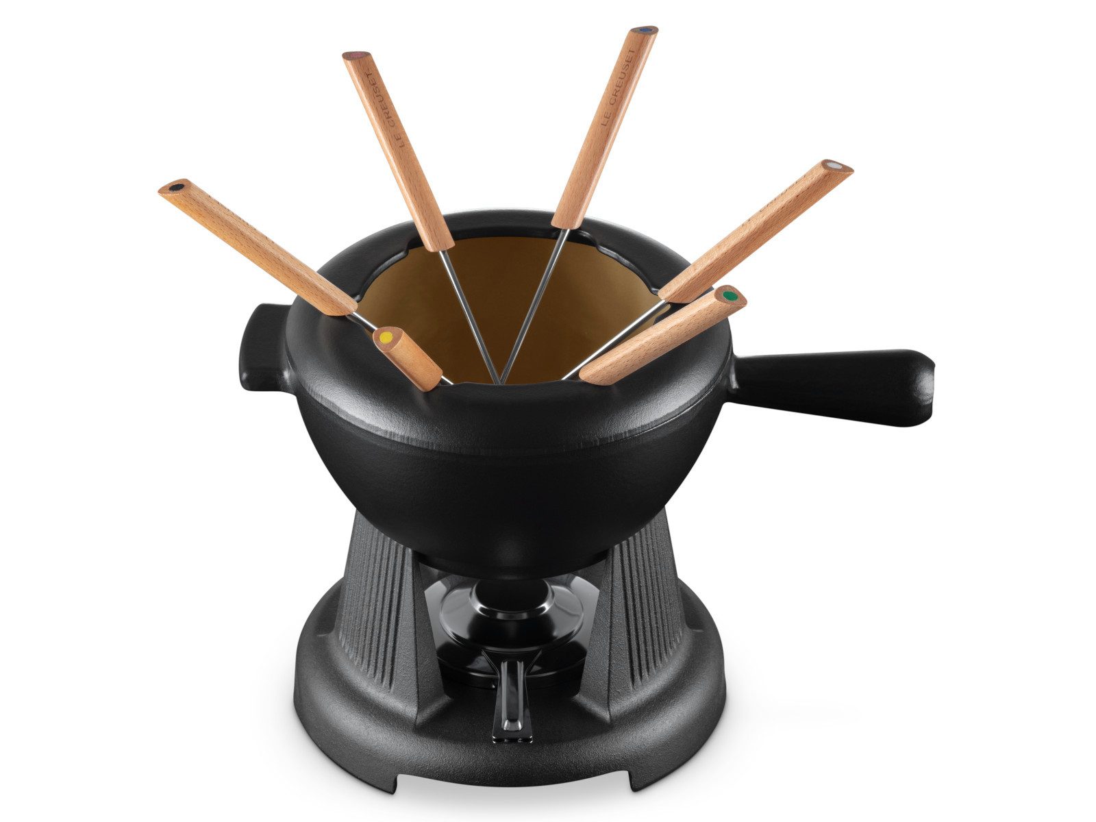 LE CREUSET Fondue Käsefondue schwarz matt 2l