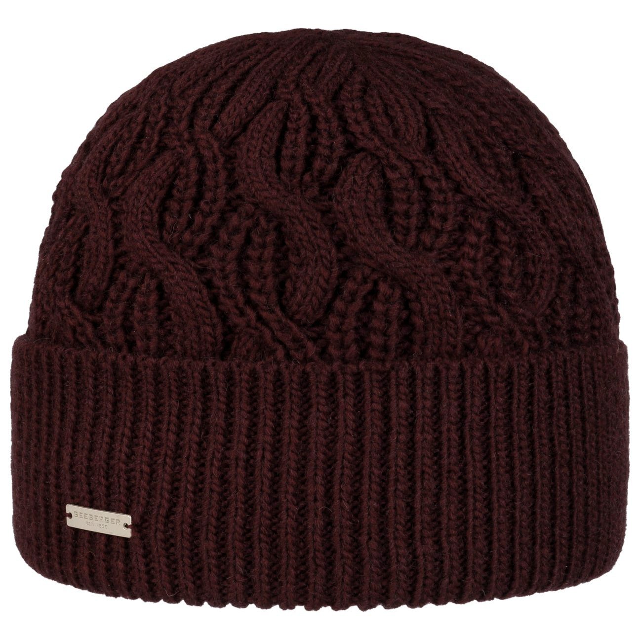 Seeberger Beanie (1-St) Strickmütze mit Umschlag günstig online kaufen