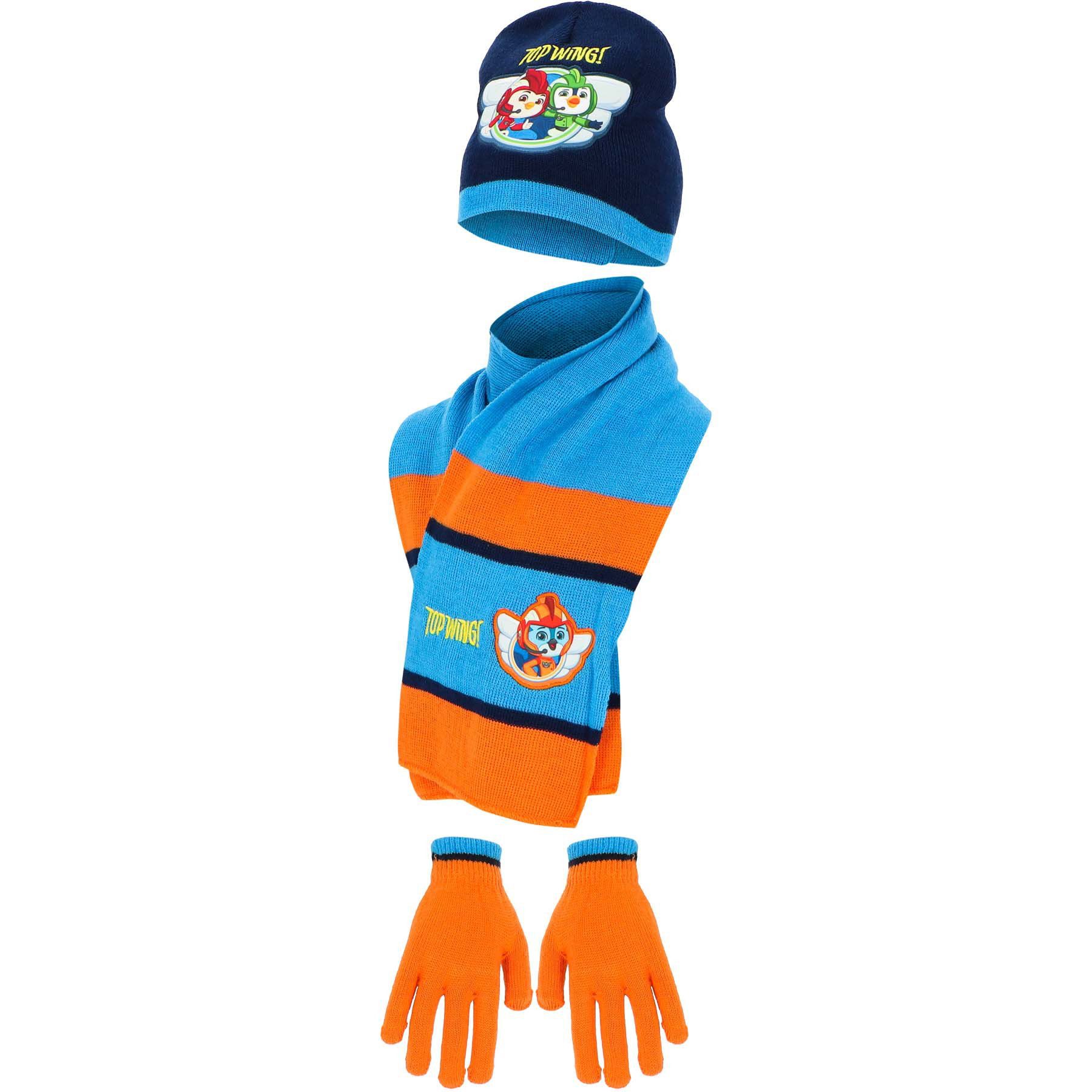 Mütze & Schal Set mit Mütze Schal und Handschuhen 44/46 für Kinder