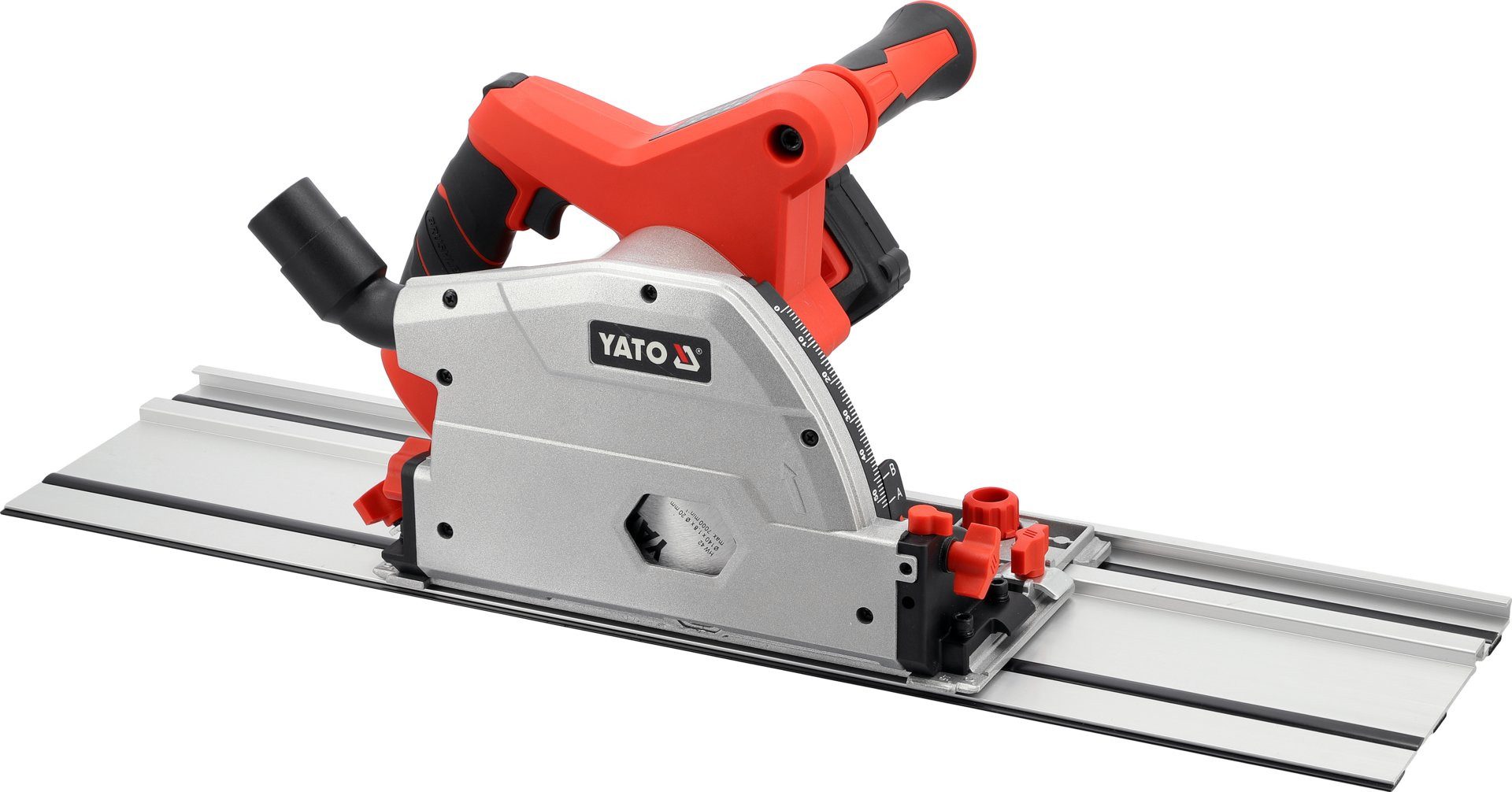 Yato Akku-Tauchsäge Akku-Tauchsäge, Handkreissäge 18V mit Führungsschiene (1x4Ah), Akku-Tauchsäge, Handkreissäge 18V mit Führungsschiene (1x4Ah)
