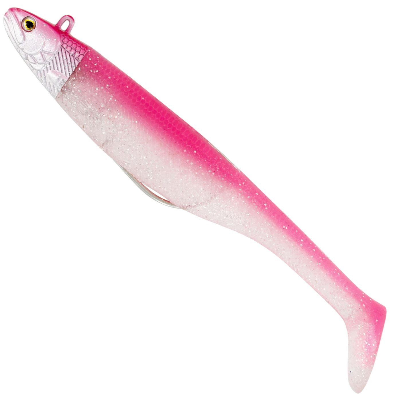 Kunstköder Westin Magic Minnow Jig 42g 14cm - 1 Jigkopf + 2 Gummifische