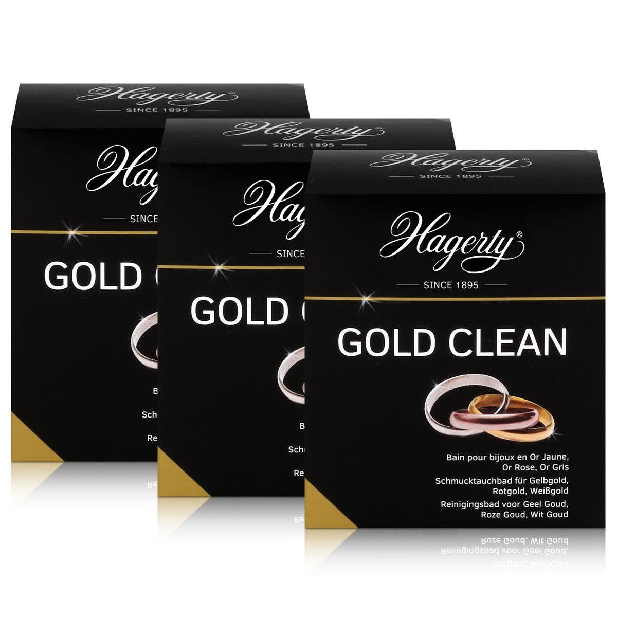 Hagerty Hagerty Gold Clean - Schmucktauchbad für Gelbgold uvm. 170ml (3er Pack Schmuckreiniger
