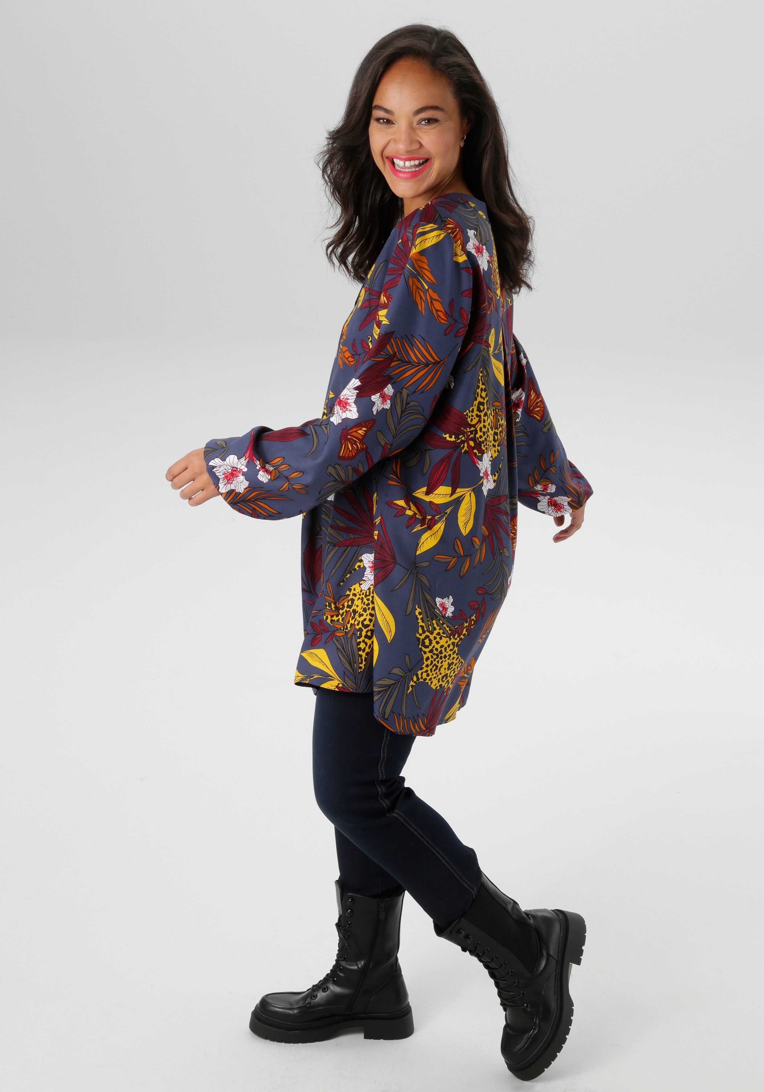 Aniston PLUS Schlupfbluse aus weich fallender Viskose günstig online kaufen