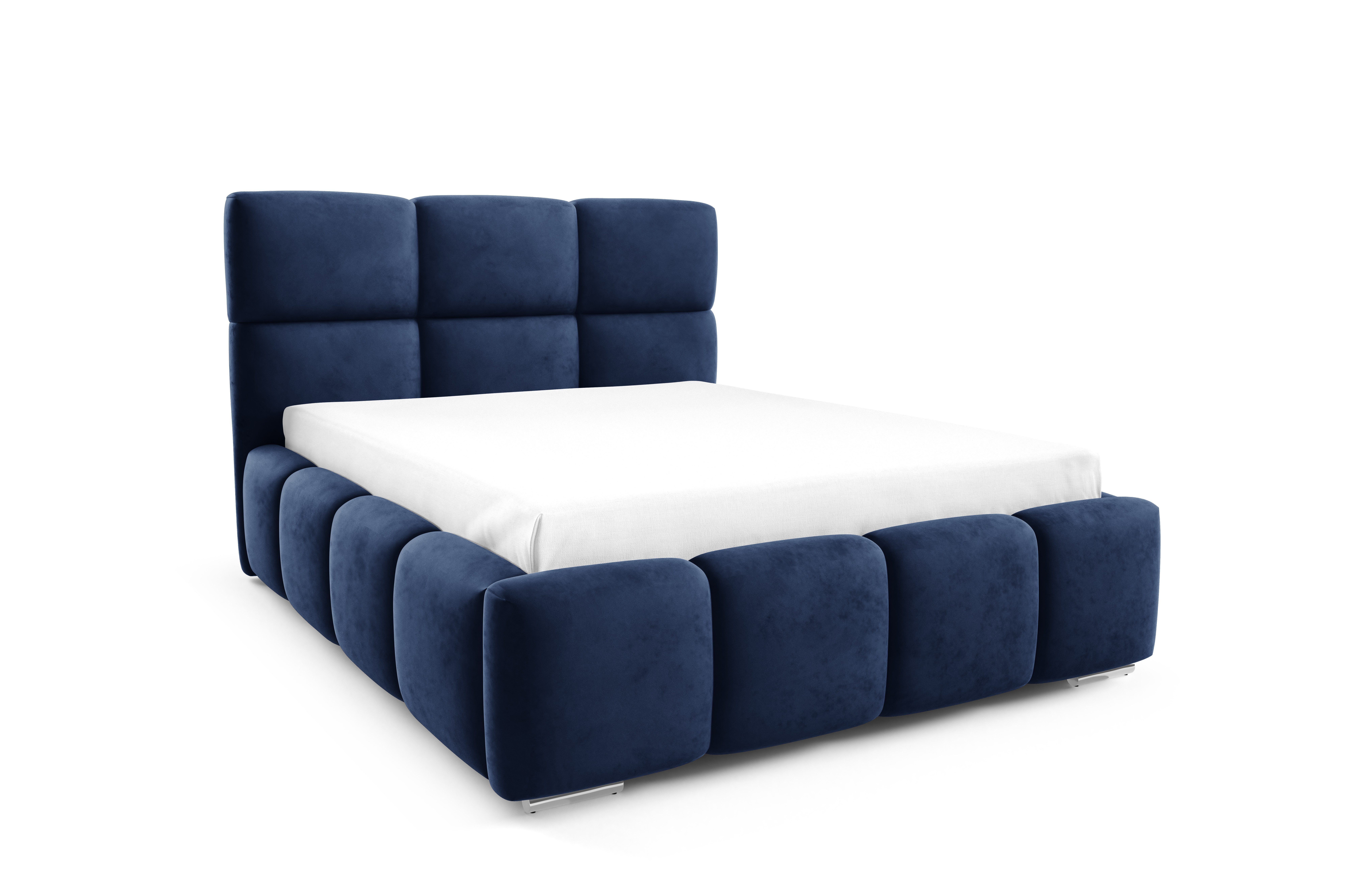 thematys Polsterbett mit Bettkasten & Lattenrost – Stauraumbett+ 140x200 - 200x200 cm