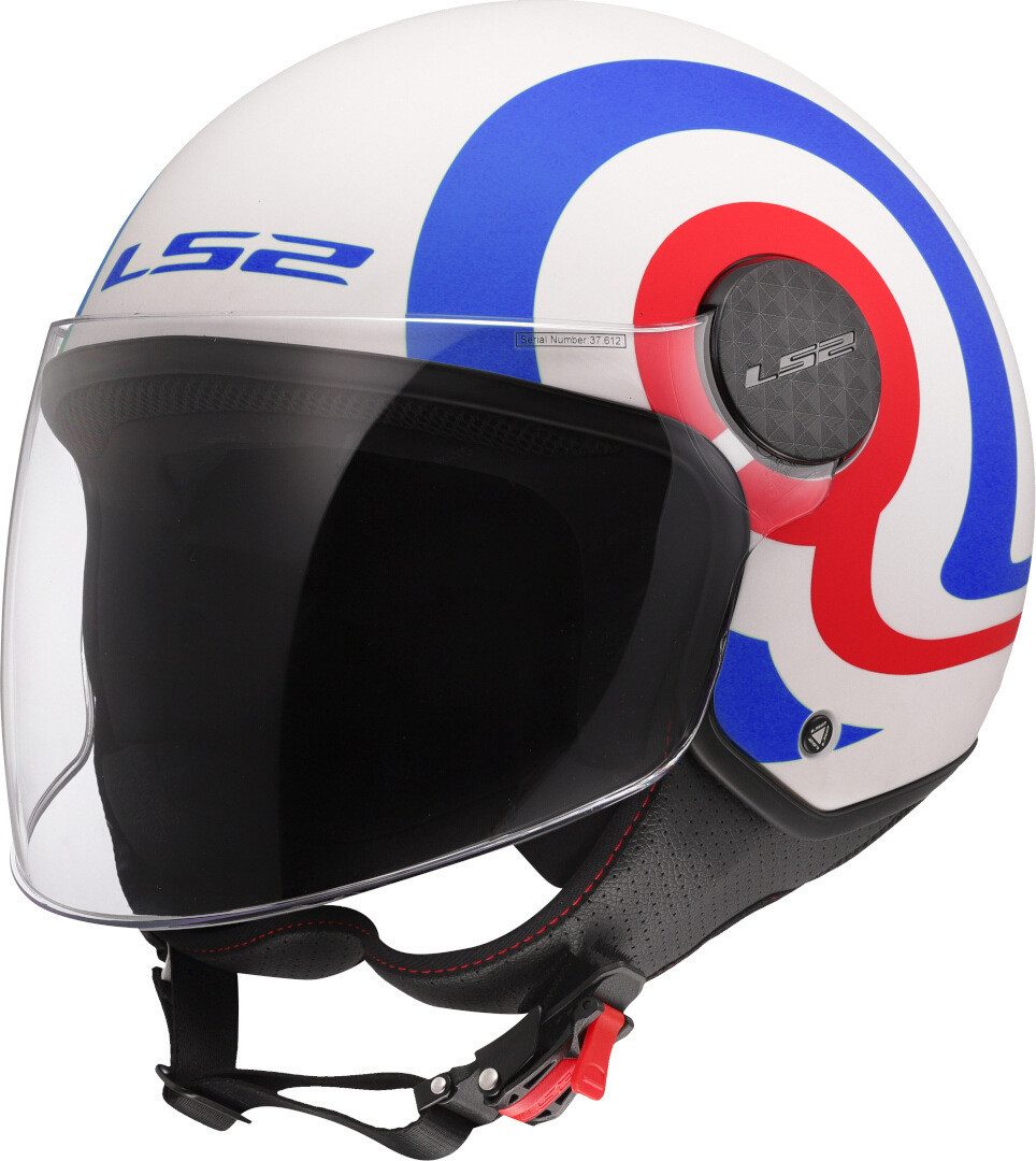 LS2 Motorradhelm OF558 Sphere Lux II Urby Jethelm, Atmungsaktiv reflektierende Visier