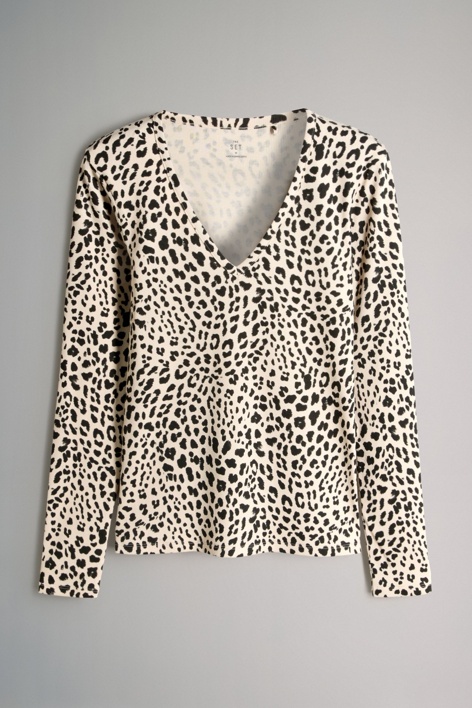 The Set Langarmshirt The Set Langarmshirts mit V-Ausschnitt, 4er-Pack (4-tl günstig online kaufen