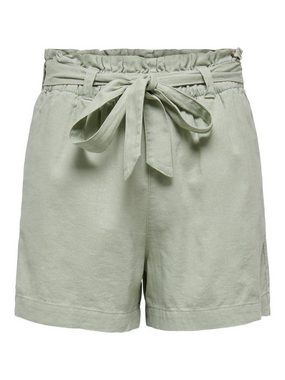JACQUELINE de YONG Shorts Kurze Stoff Shorts Paperback Hose aus Leinen JDYSAY 4910 in Mint