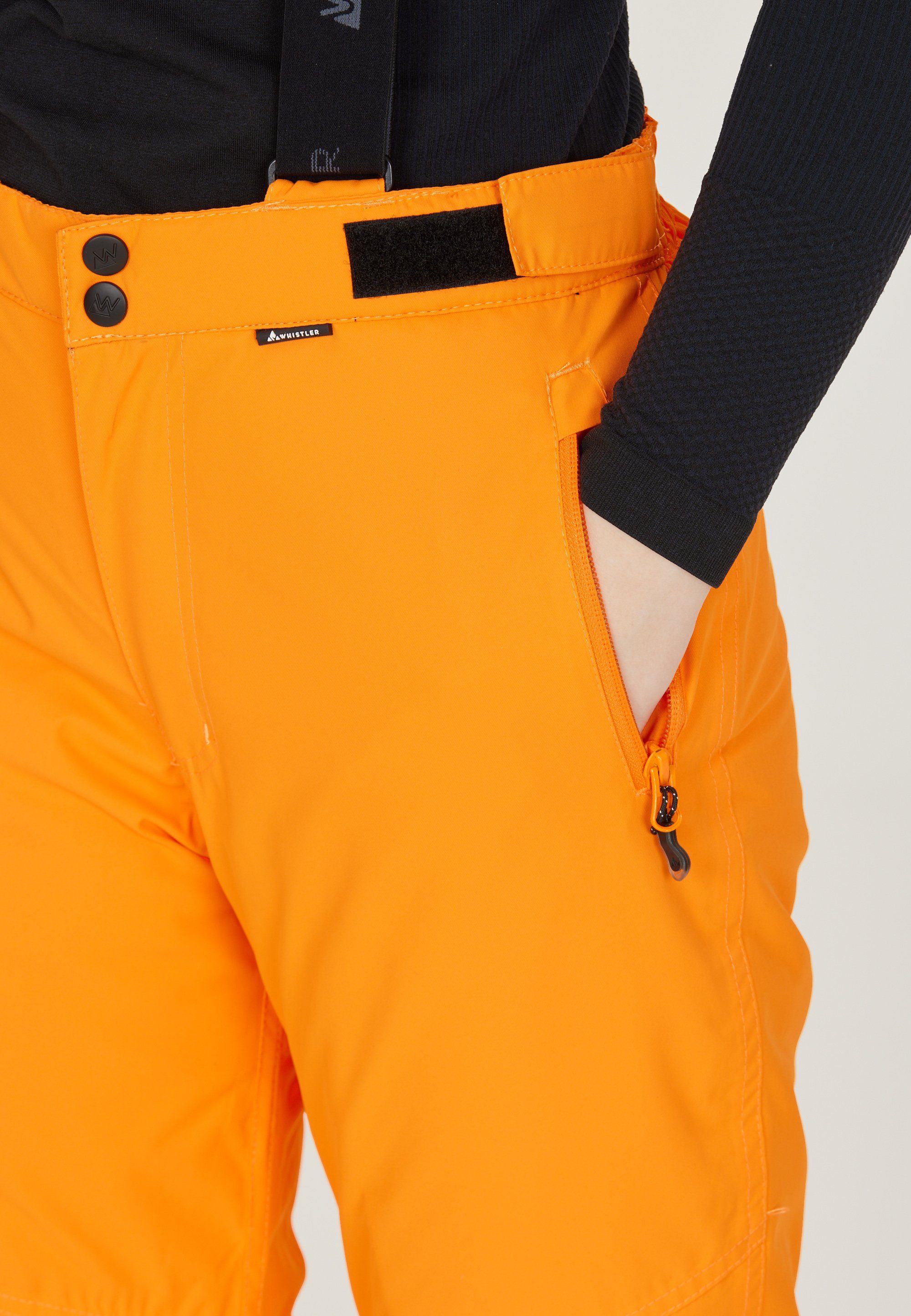 WHISTLER Skihose Fairfax mit wind- wasserdichter und neonorange Funktionsmembran