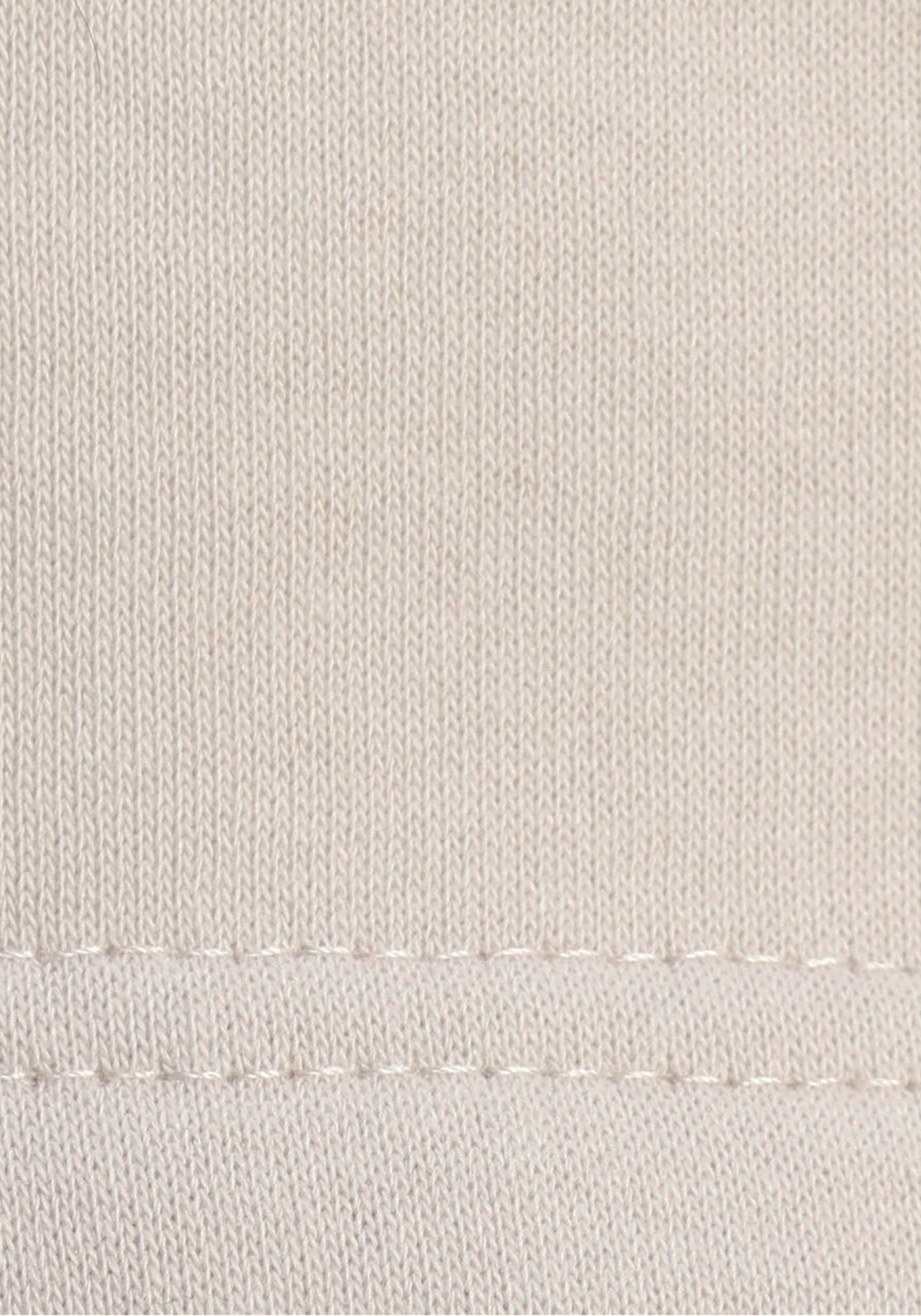Bio-Baumwolle zertifiziert aus Kapuze nachhaltig Longsweatshirt beige products - GOTS mit OTTO