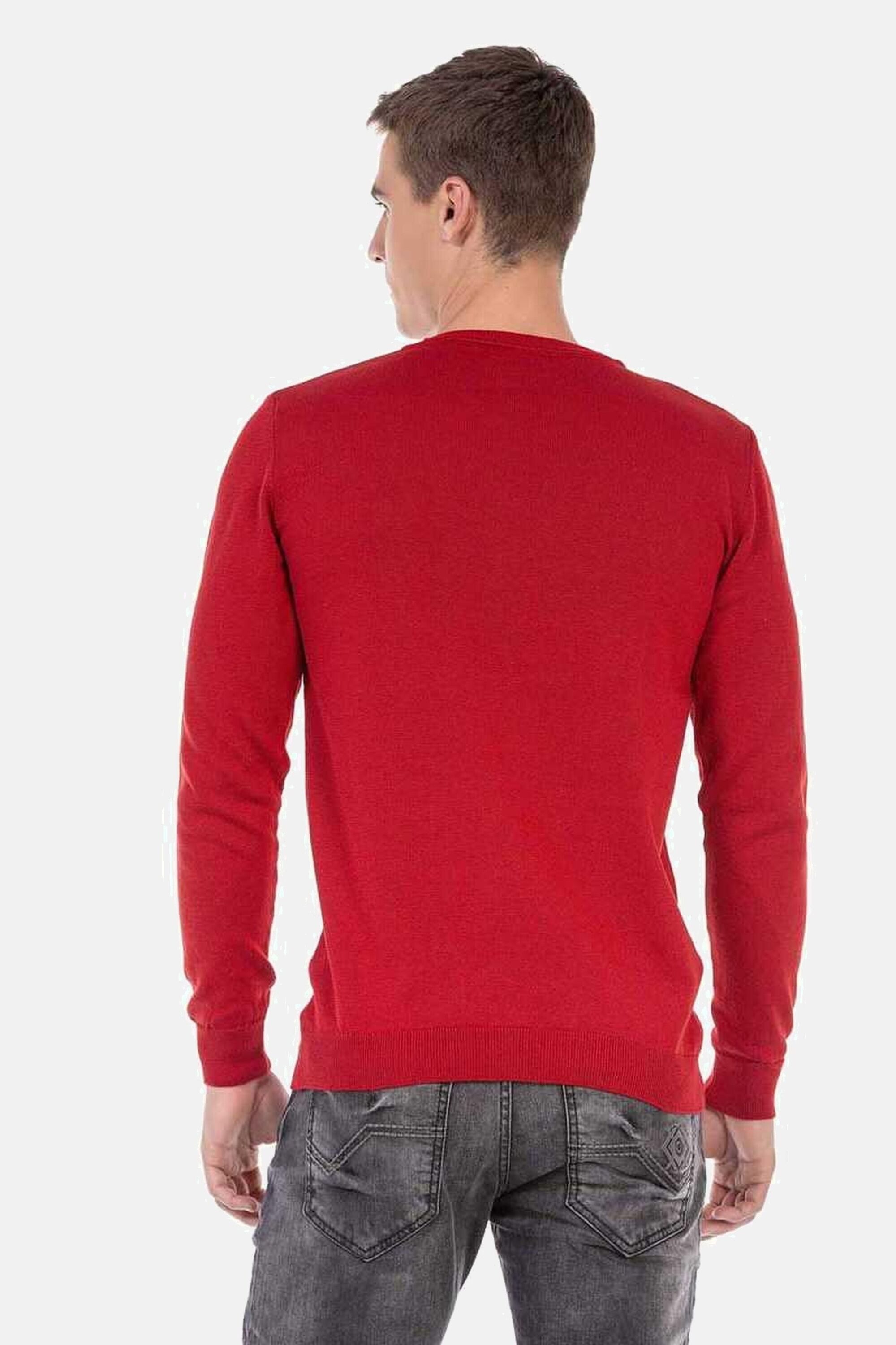 Cipo & Baxx V-Ausschnitt-Pullover Pullover mit günstig online kaufen