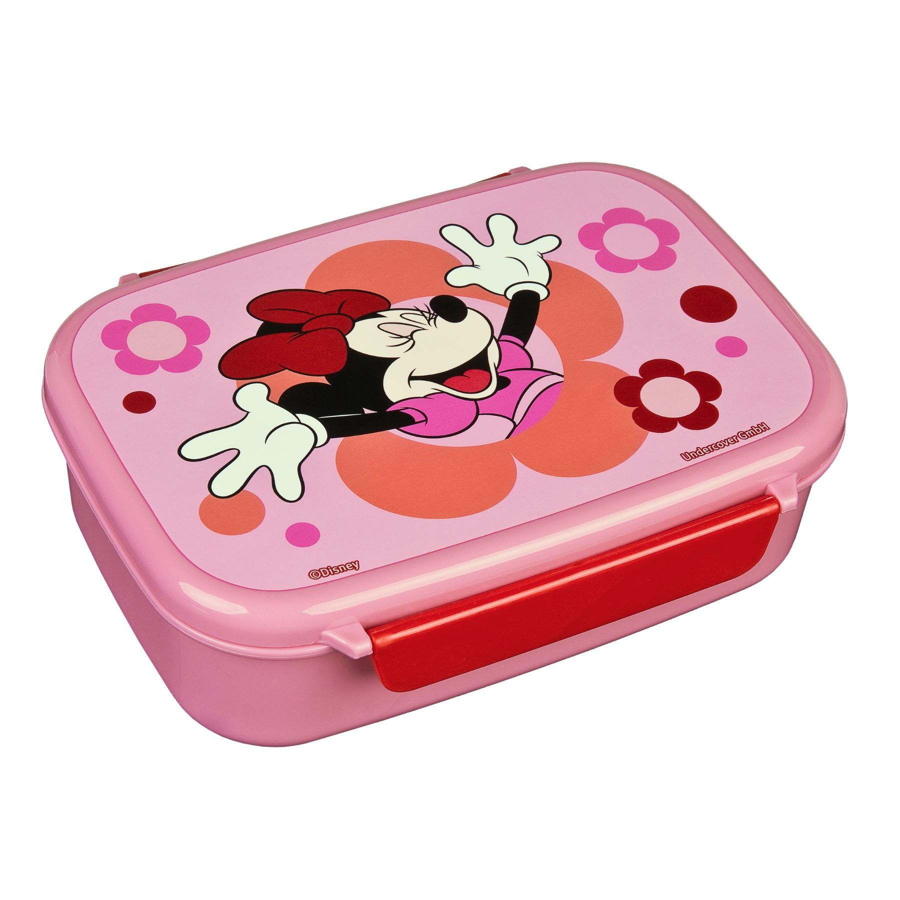 Disney Lunchbox Lunch Set rosa Brotdose Trinkflasche Pausenbox Set für Kindergarten, Papier