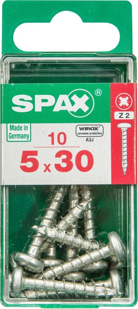Universalschrauben SPAX mm 5.0 20 10 Spax TX - Holzbauschraube x 30