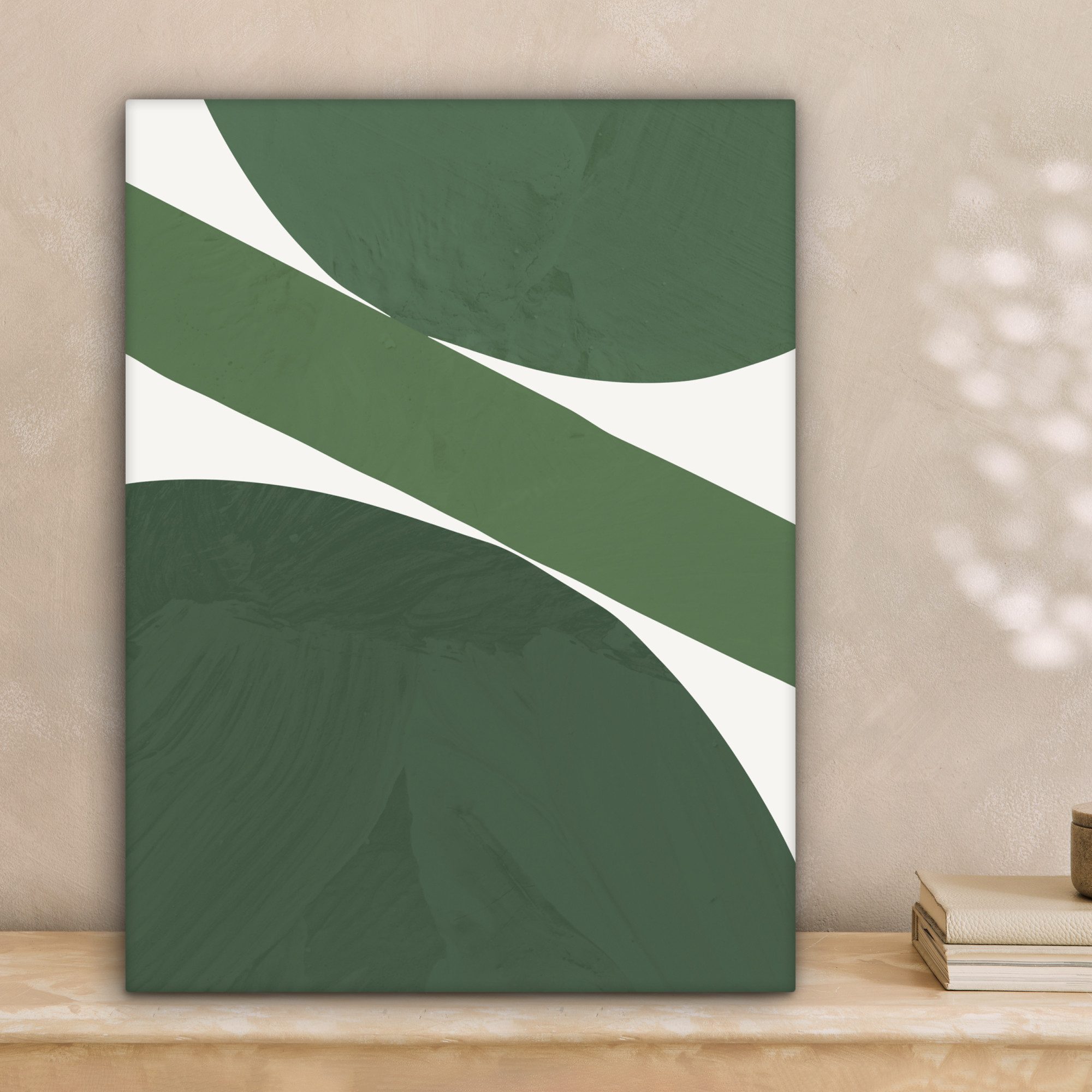 OneMillionCanvasses® Leinwandbild Abstrakt - Grün - günstig online kaufen