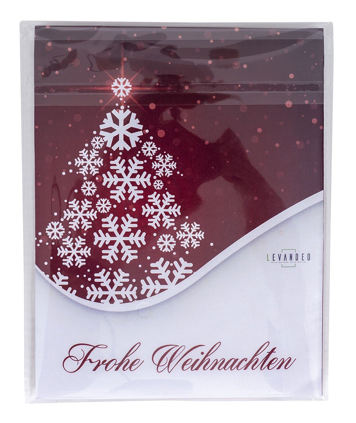 Weihnachten Levandeo® Birkenholz Deko-Anhänger Eiskristall 3er Set Kugel Christbaumschmuck, Holz