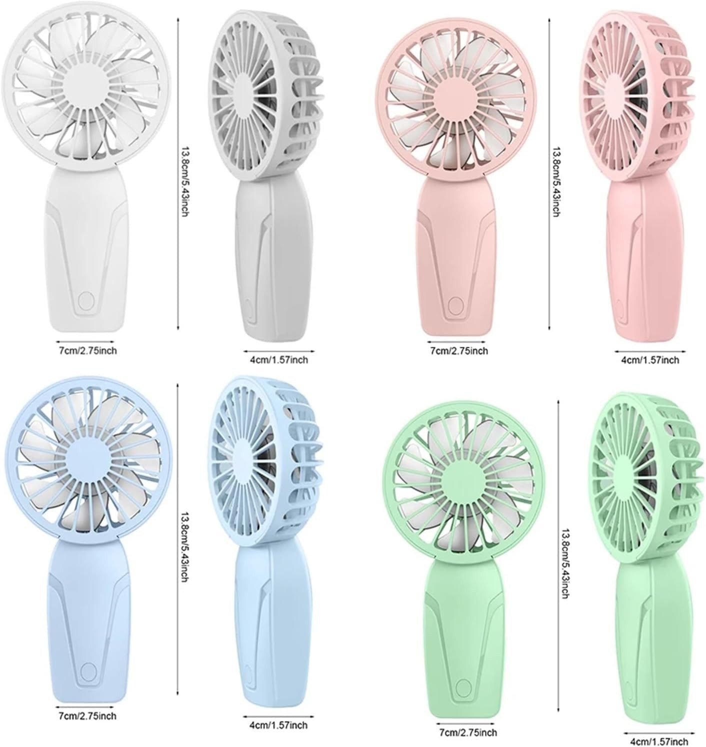 Coonoor Handventilator Mini-Handventilator, USB-Aufladbarer Ventilator, Tra günstig online kaufen
