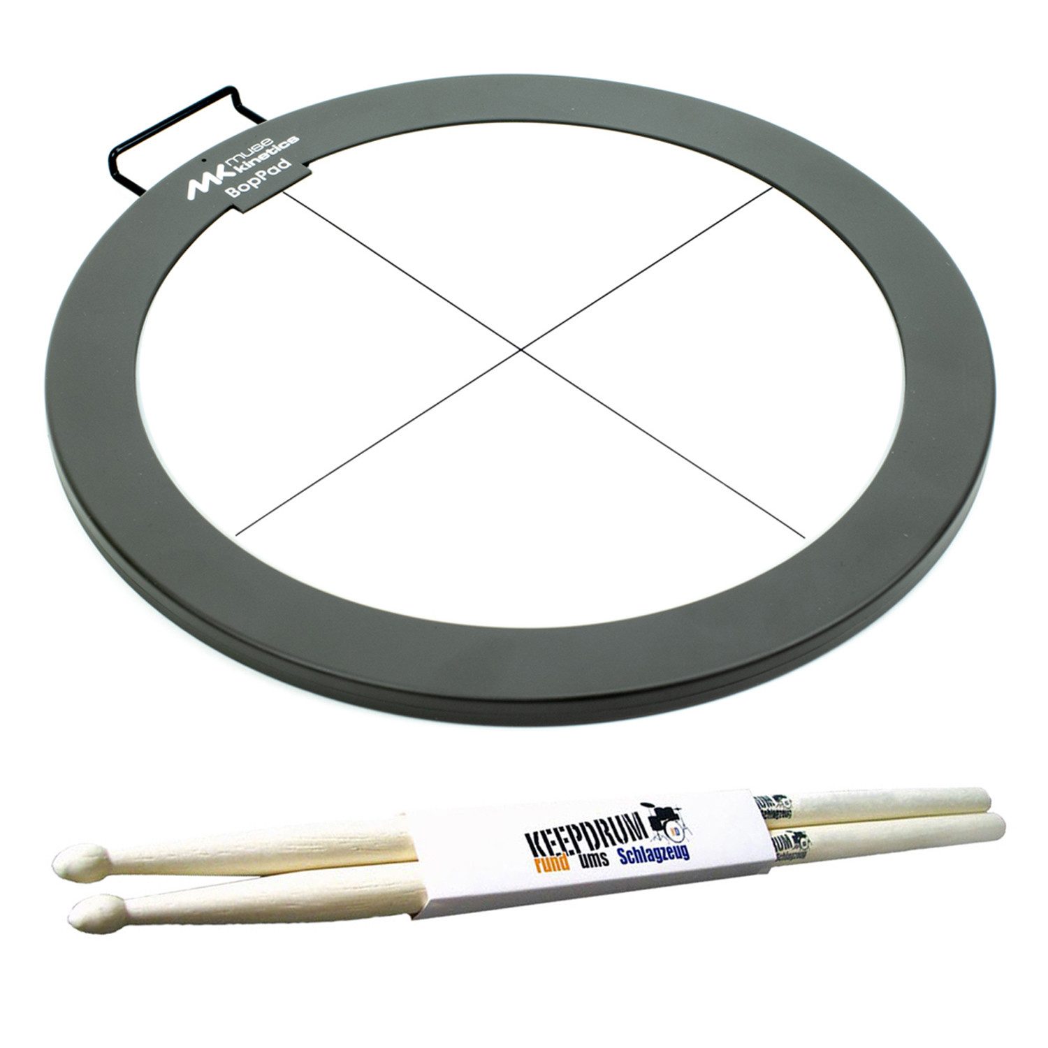 Keith McMillen Schlagzeug Muse Kinetics Bop Pad USB-MIDI Pad mit Schlagzeugstöcken,mit Drumsticks