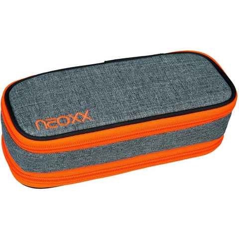 neoxx Schreibgeräteetui Schlamperbox, Catch, Stay orange, aus recycelten PET-Flaschen