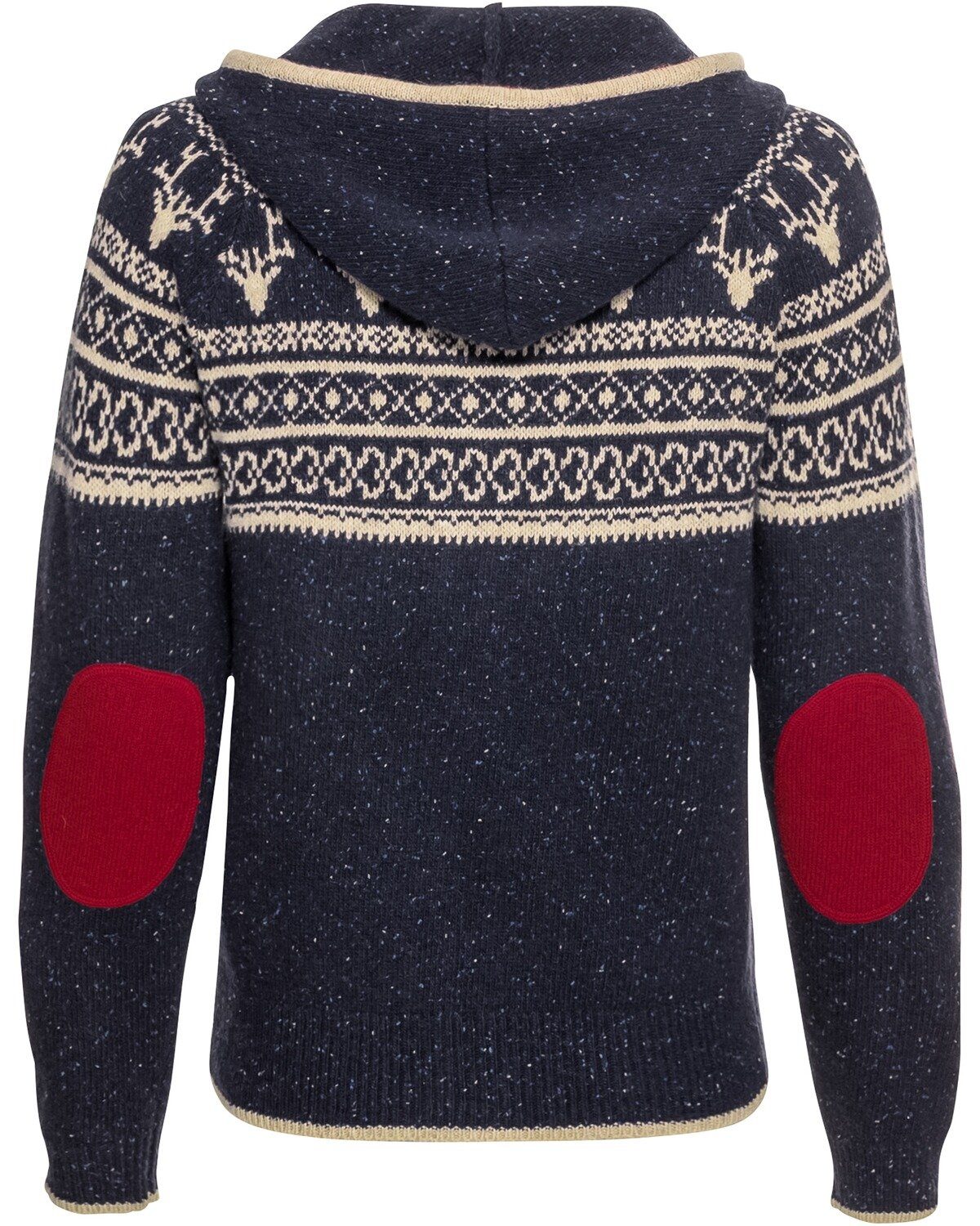 Reitmayer Strickjacke Jacquard-Zipp-Strickjacke