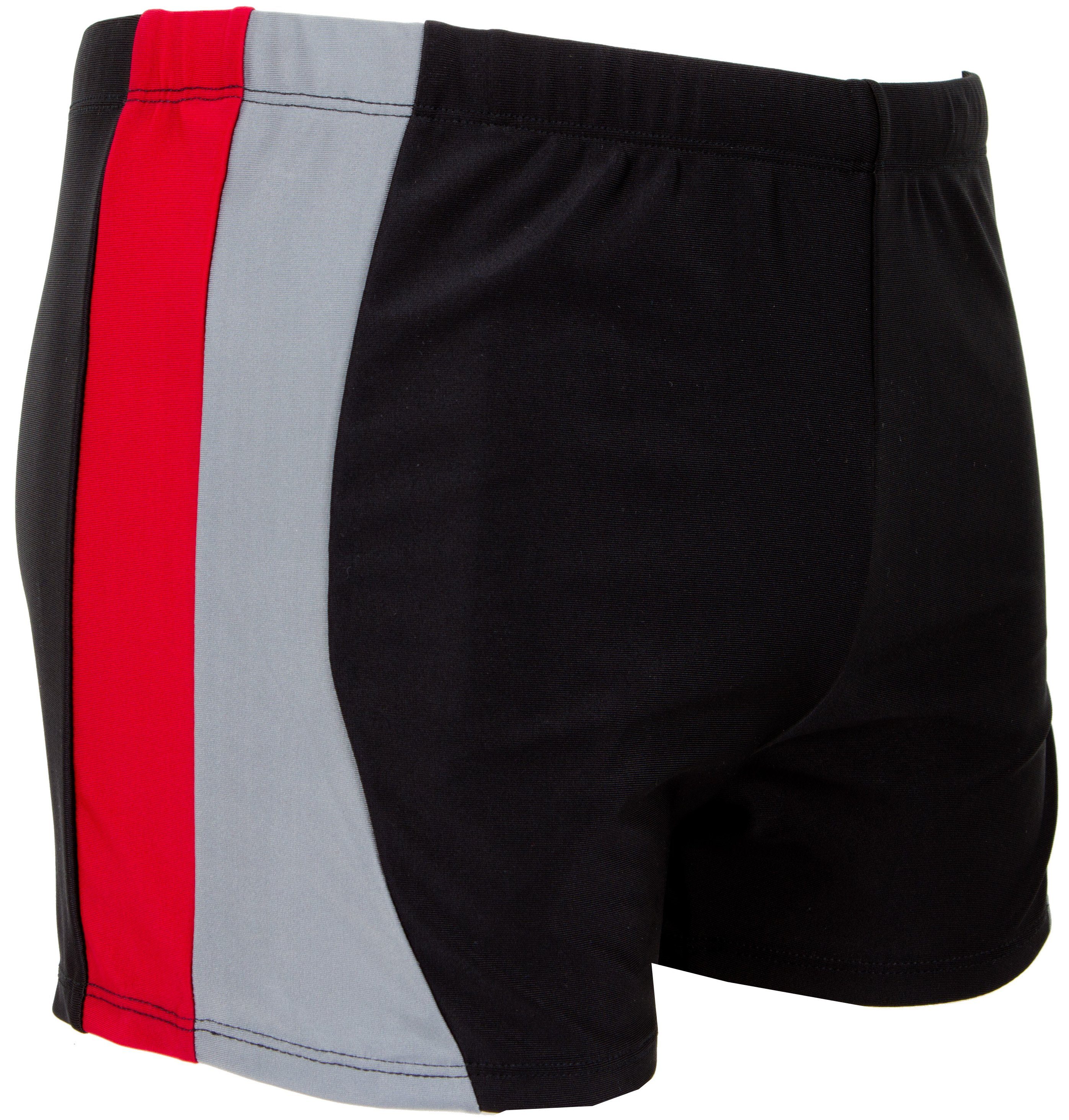 Luvanni Boxer-Badehose Badehose Herren Schnelltrocknende Beachshorts Badeshorts enganliegend Schwimmhose Männer Shorts Hose mit Streifenmuster