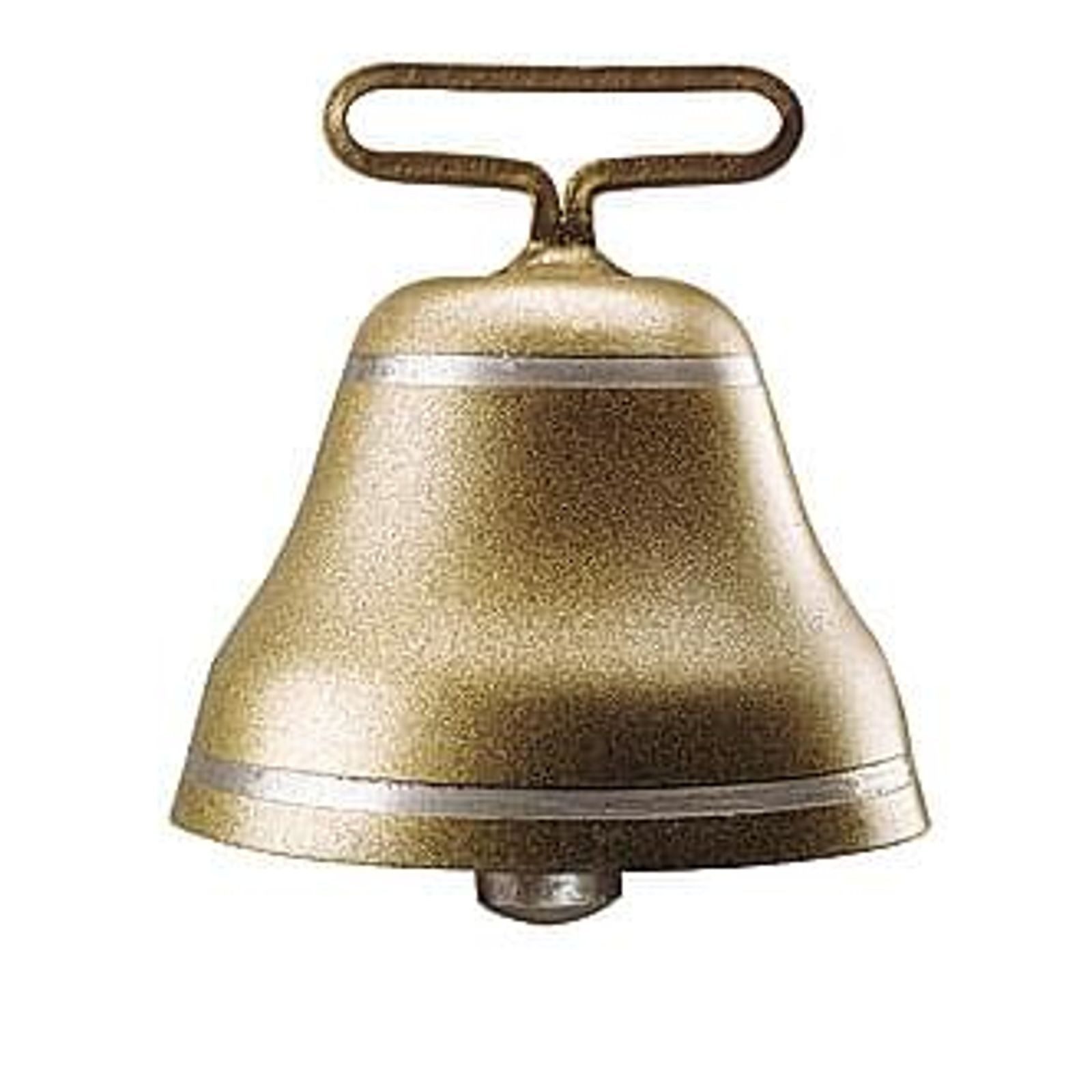 Horizont Glocke KAMER Stahlglocke rund Bronzefarben ø 105 mm Riemenbreite 50 mm