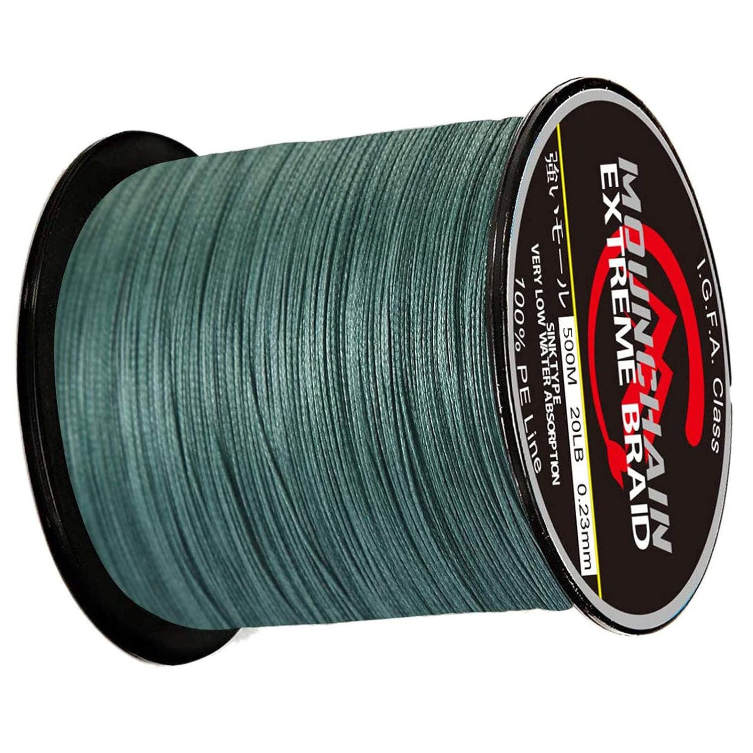 GarveeMore Angelschnur Línea de Pesca Trenzada 4/8 Hebras 100% PE Resistente 300-1000m, 500 m Länge